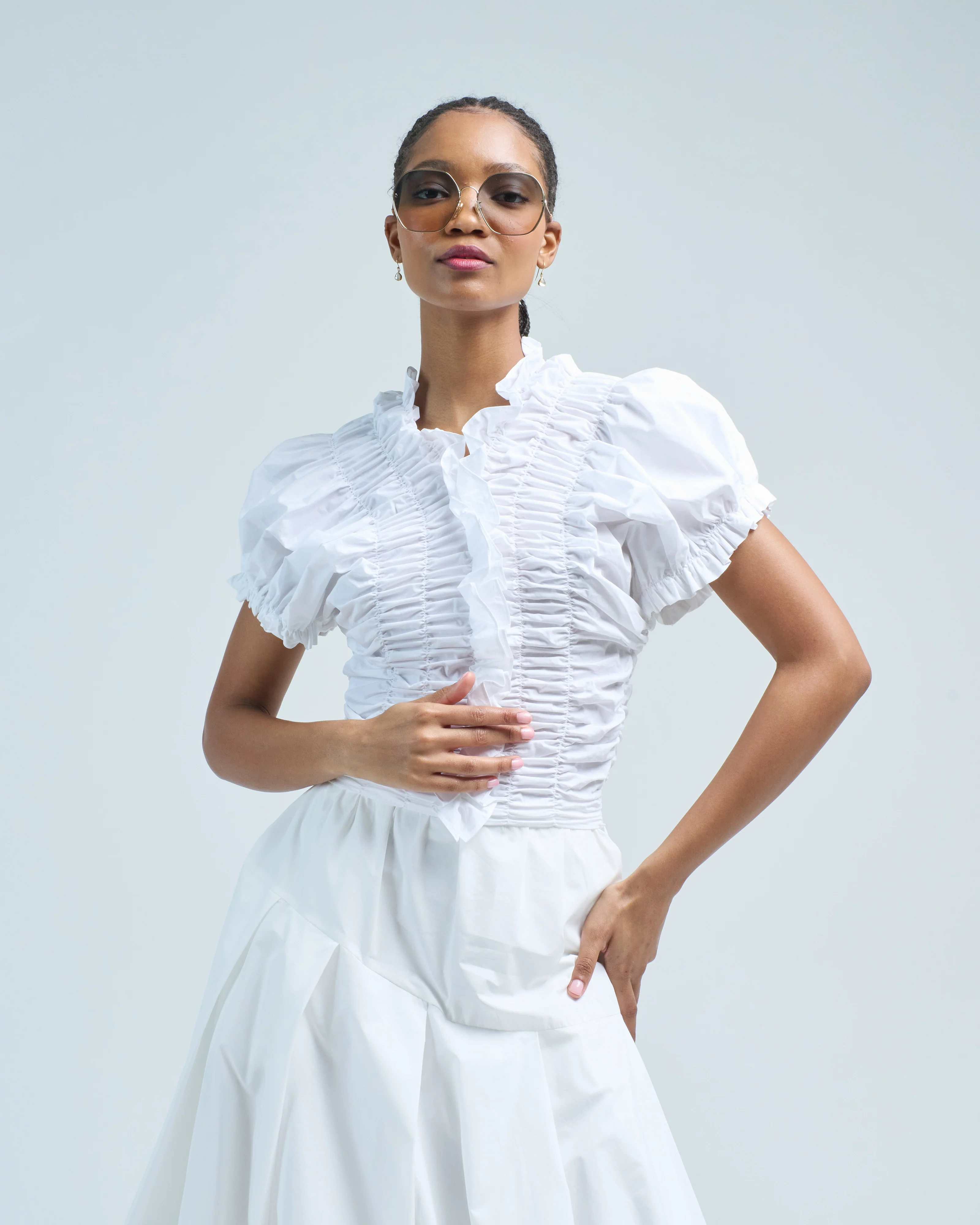 frida ruched top