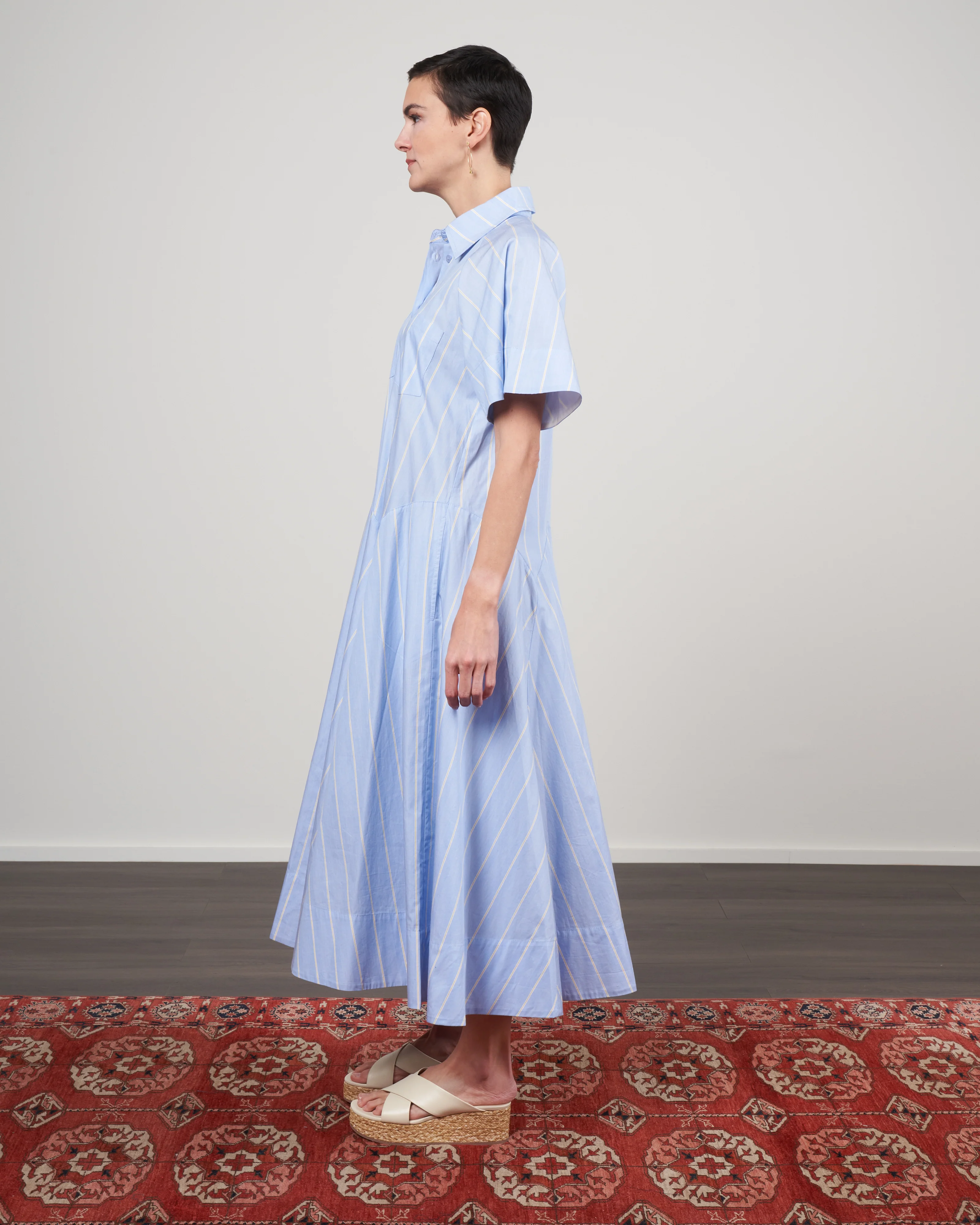 jerry dress - chambray lemon - Image 2