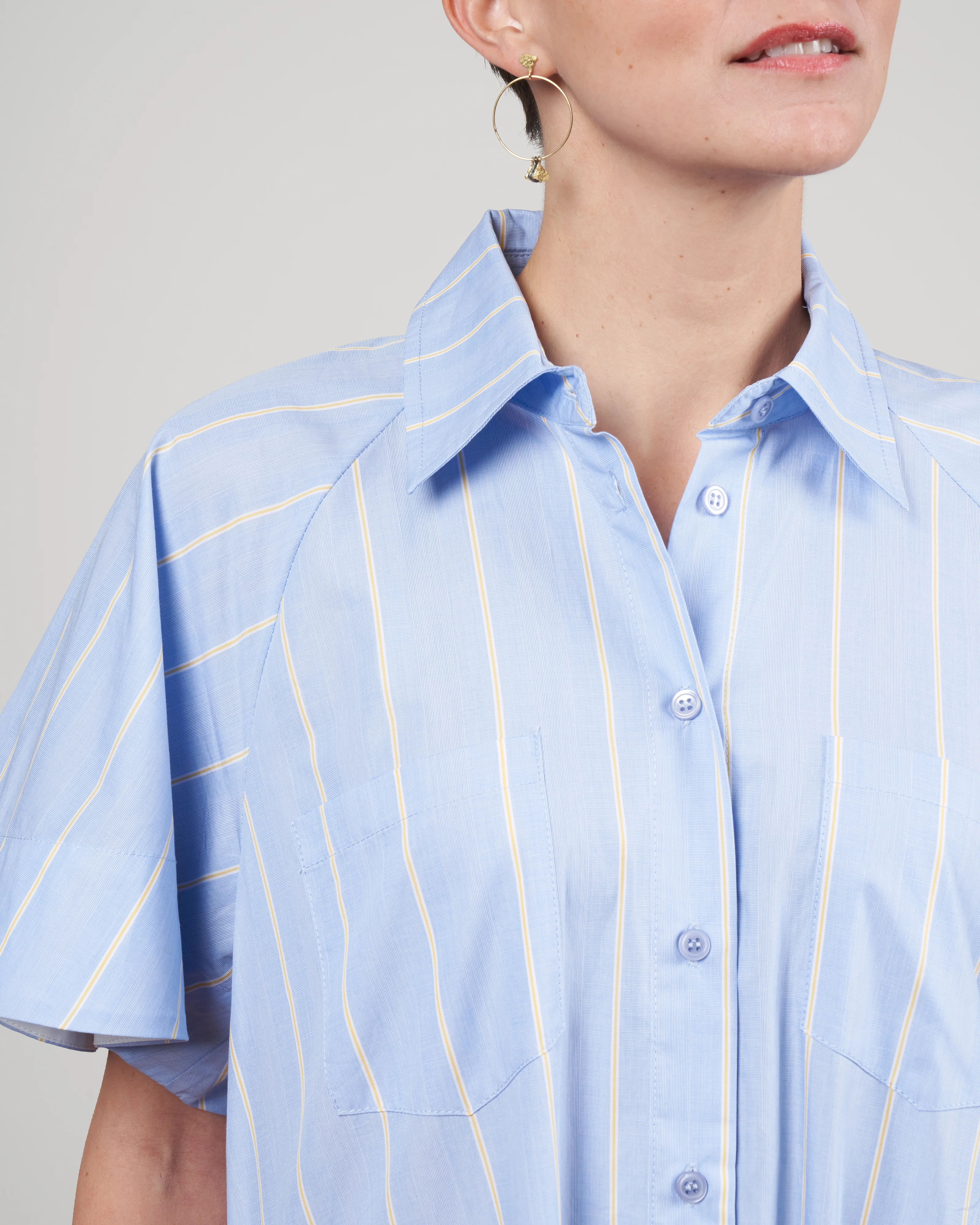 jerry dress - chambray lemon - Image 4