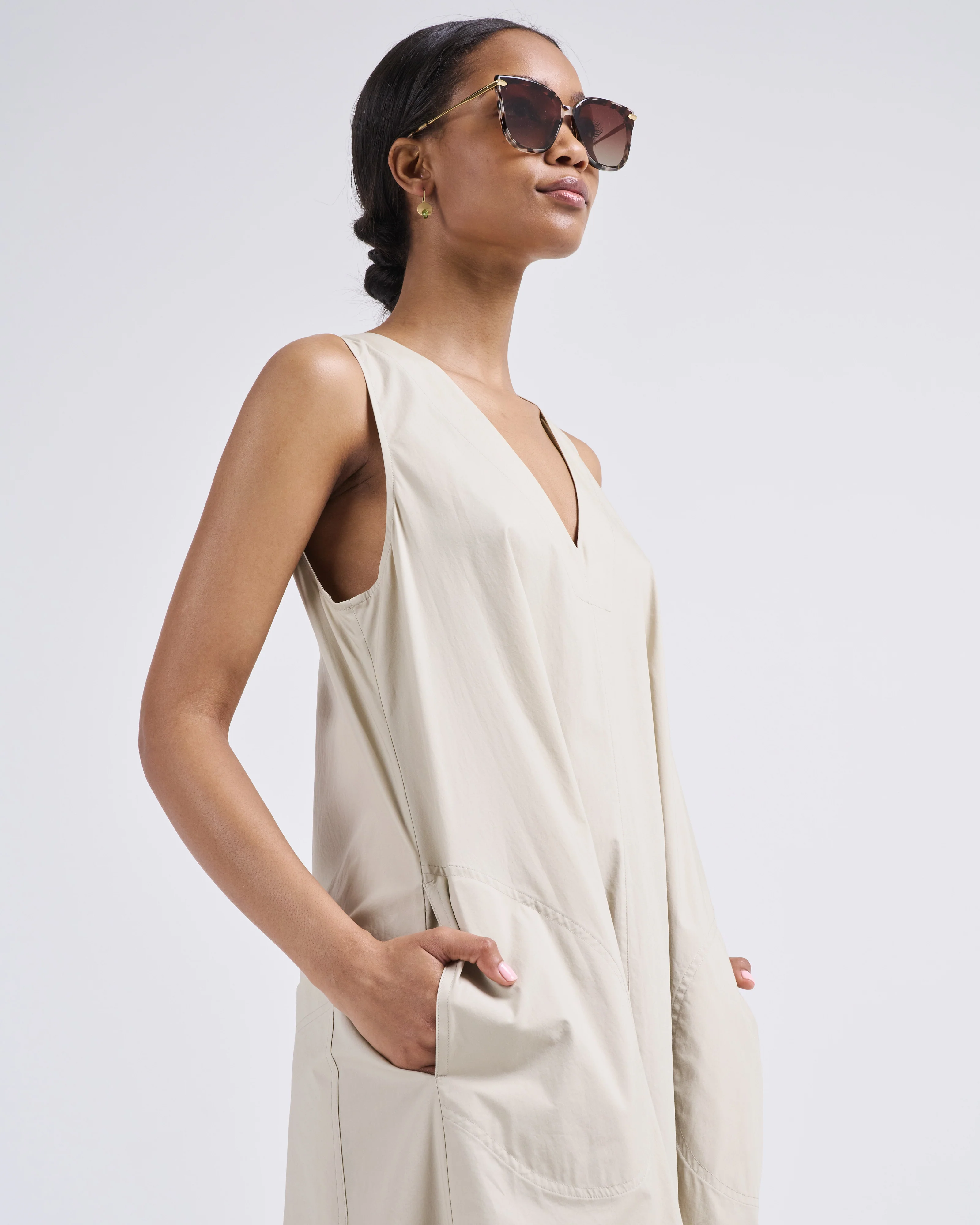 lm poplin apron dress - Image 2
