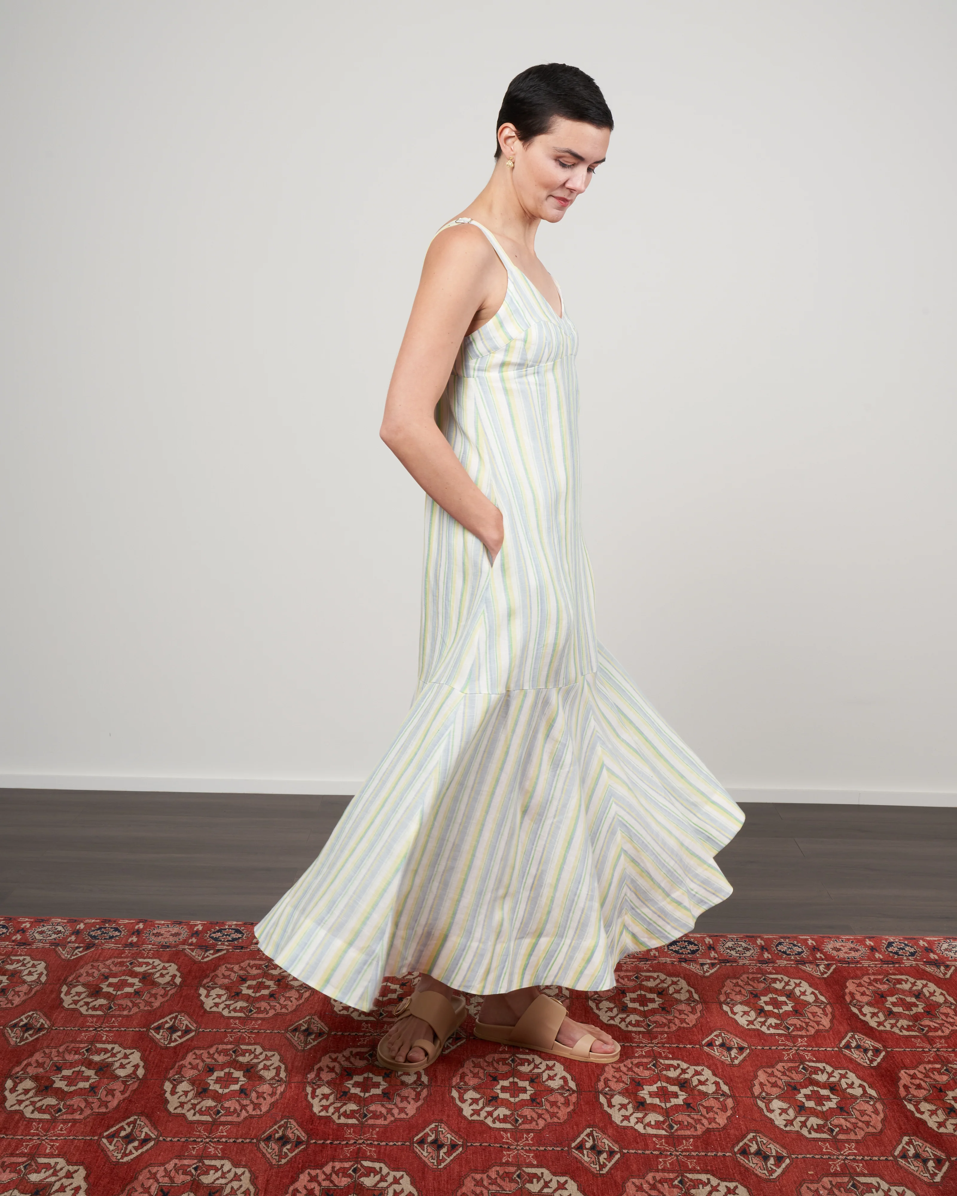 lou lou cami dress - lemon multi - Image 2