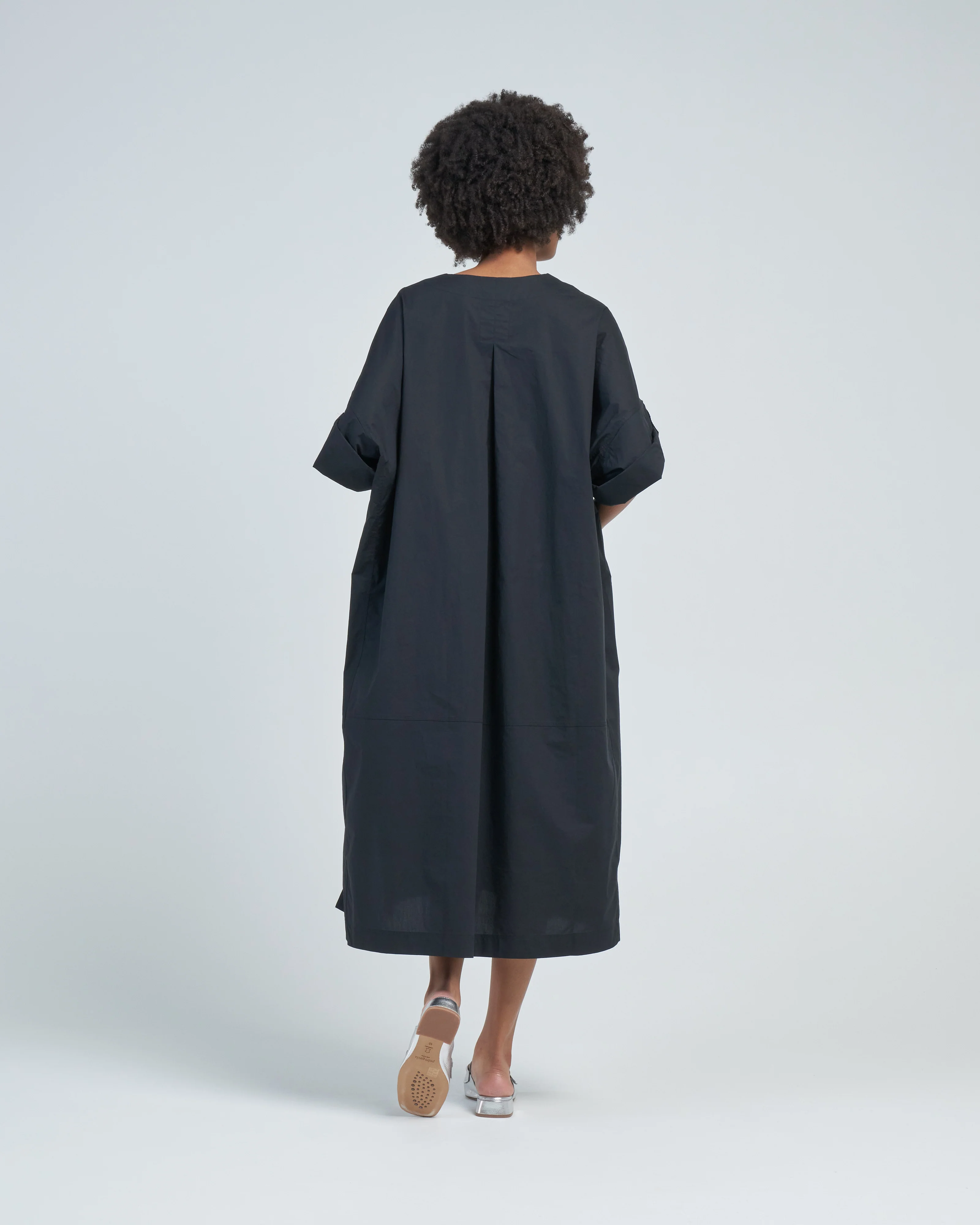 poplin oversized tee dress - Image 4