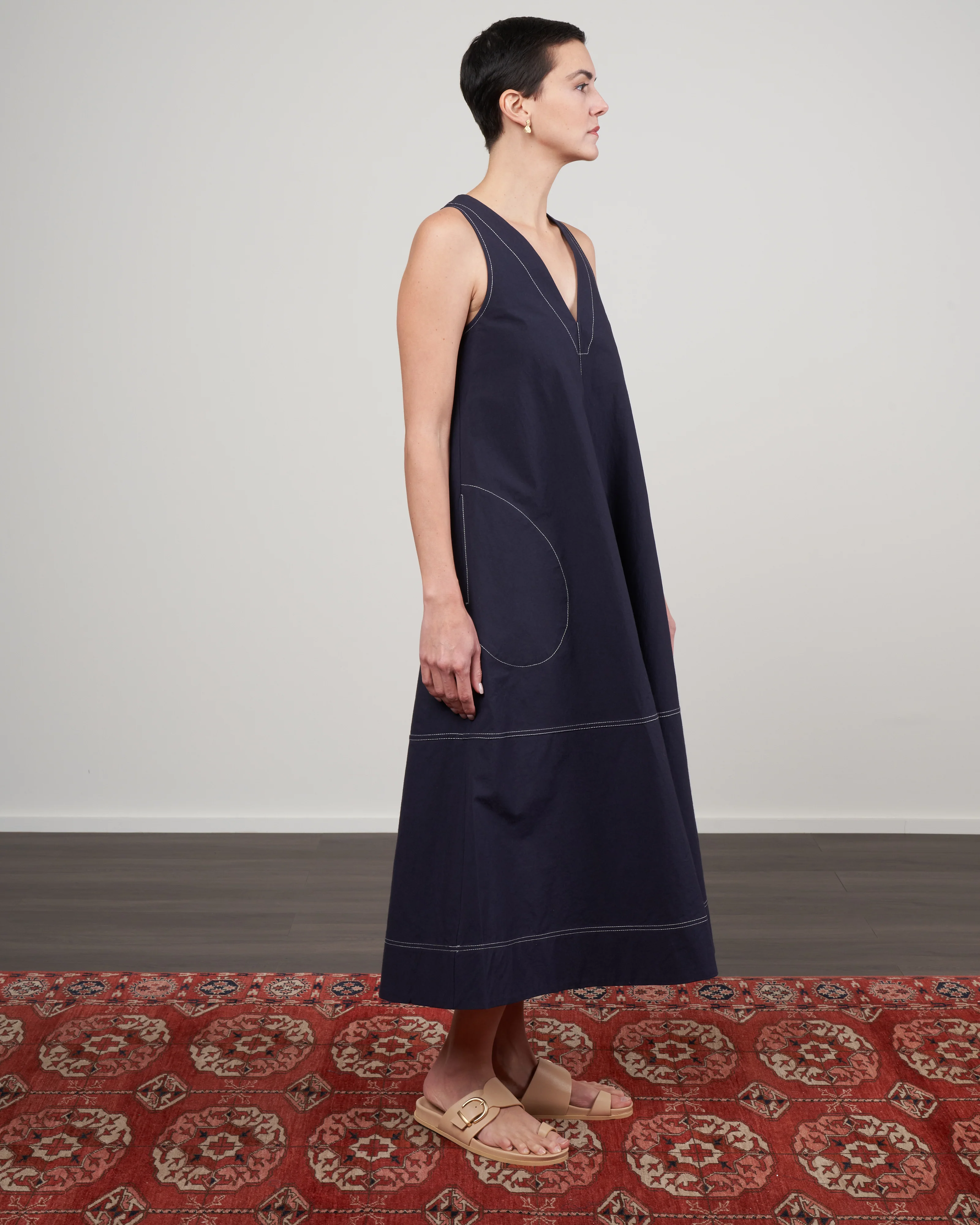 preston tank dress - navy - Image 2