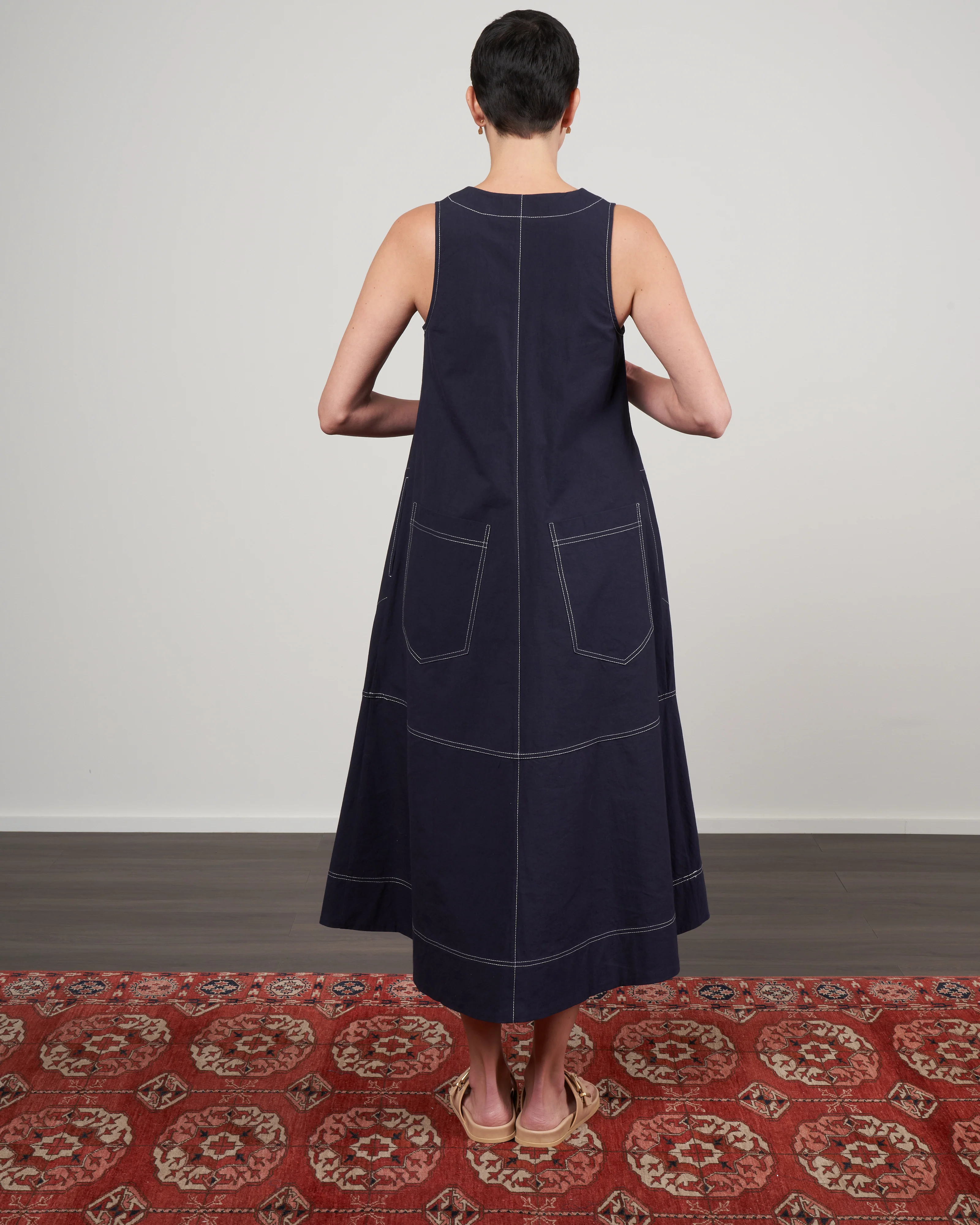preston tank dress - navy - Image 3
