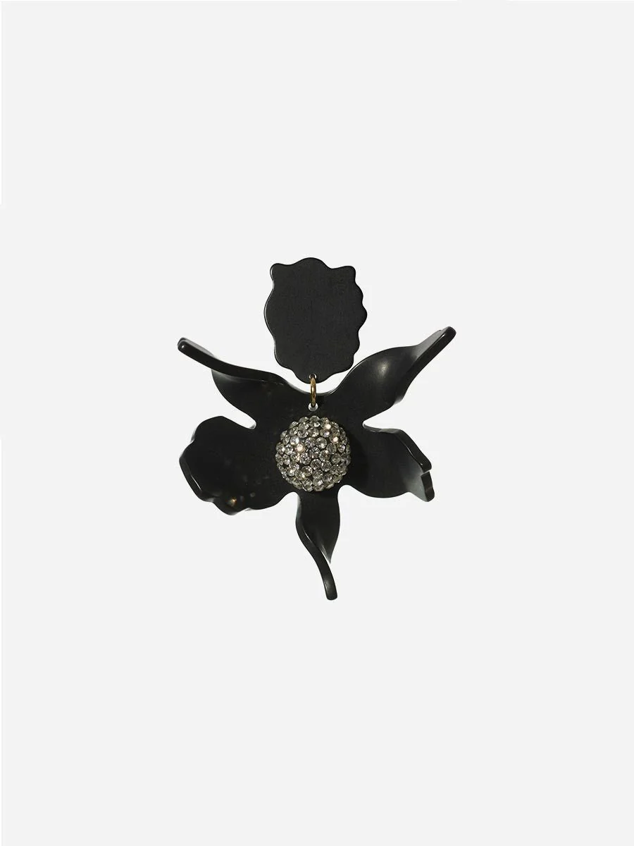 lily earrings - black - Image 2