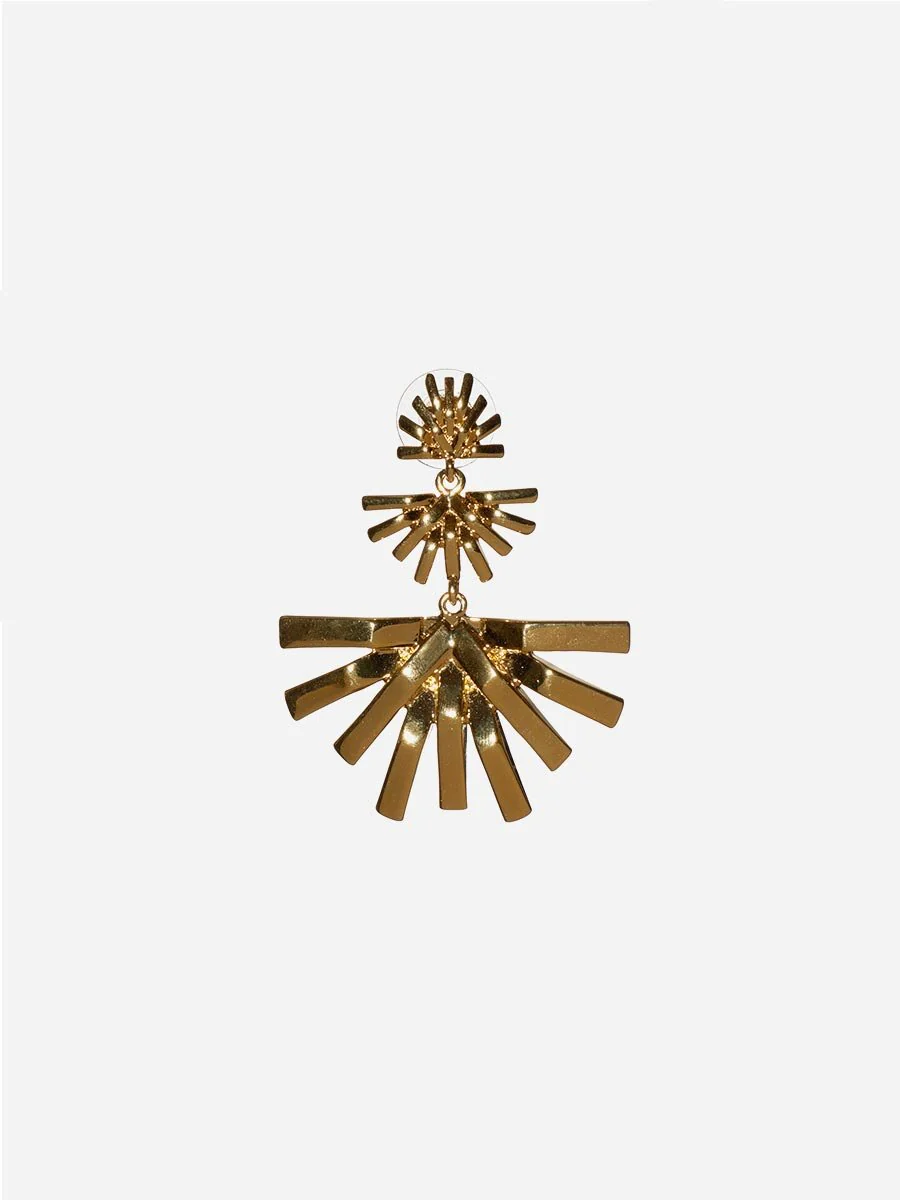 palm grass earrings - Image 2