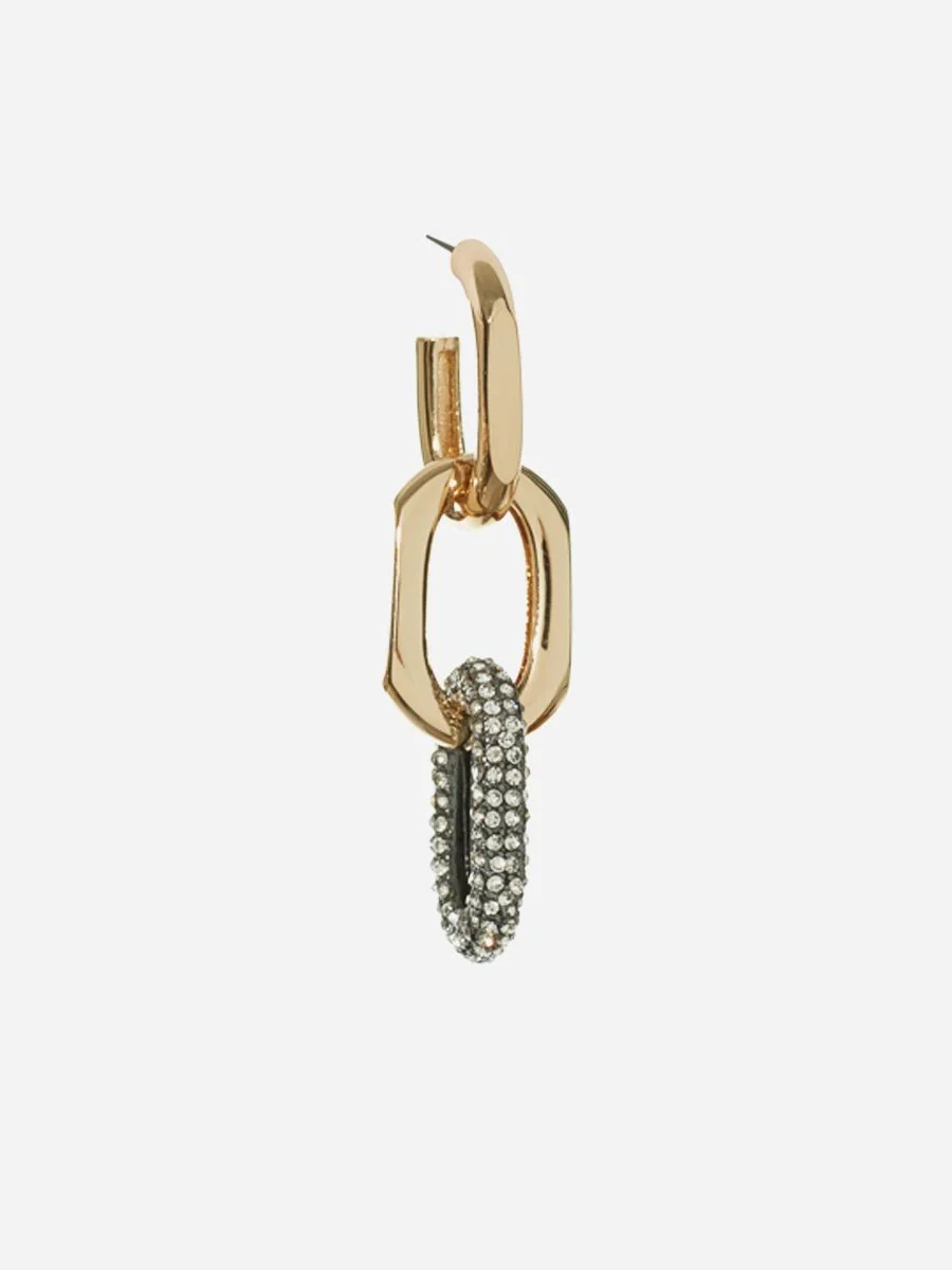 pave link earrings - Image 2