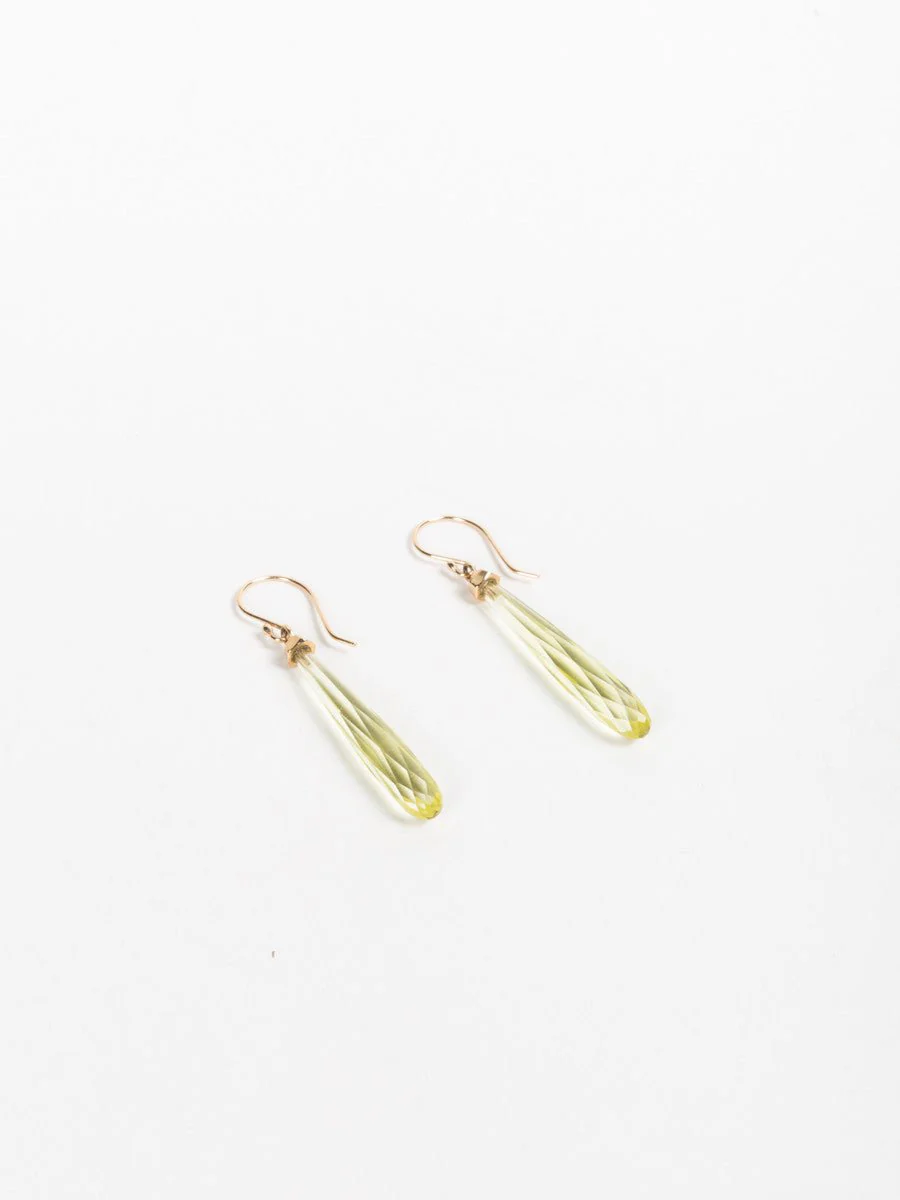 lemon quartz earrings - Image 2