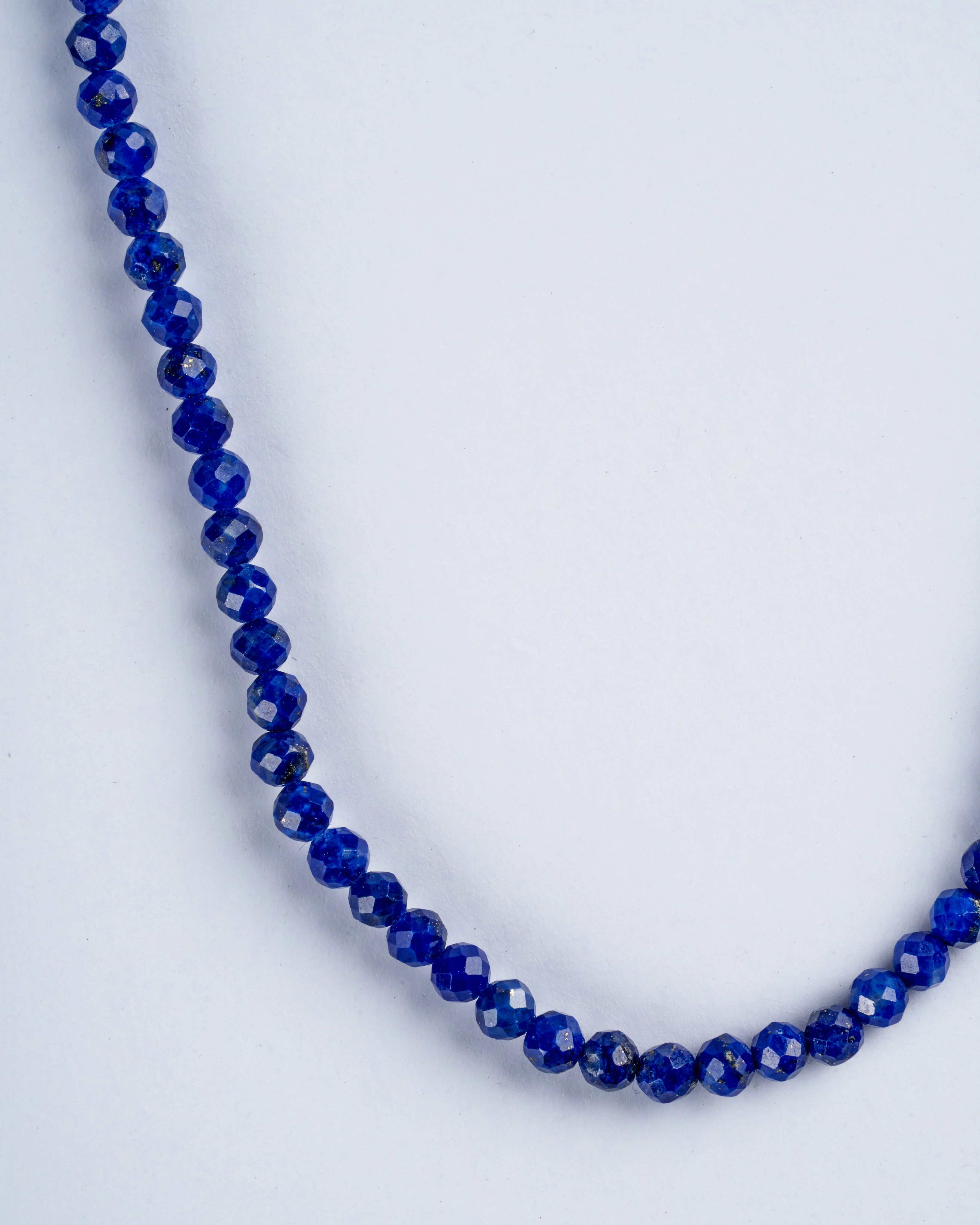 15" lapis / pyrite strand necklace - Image 2