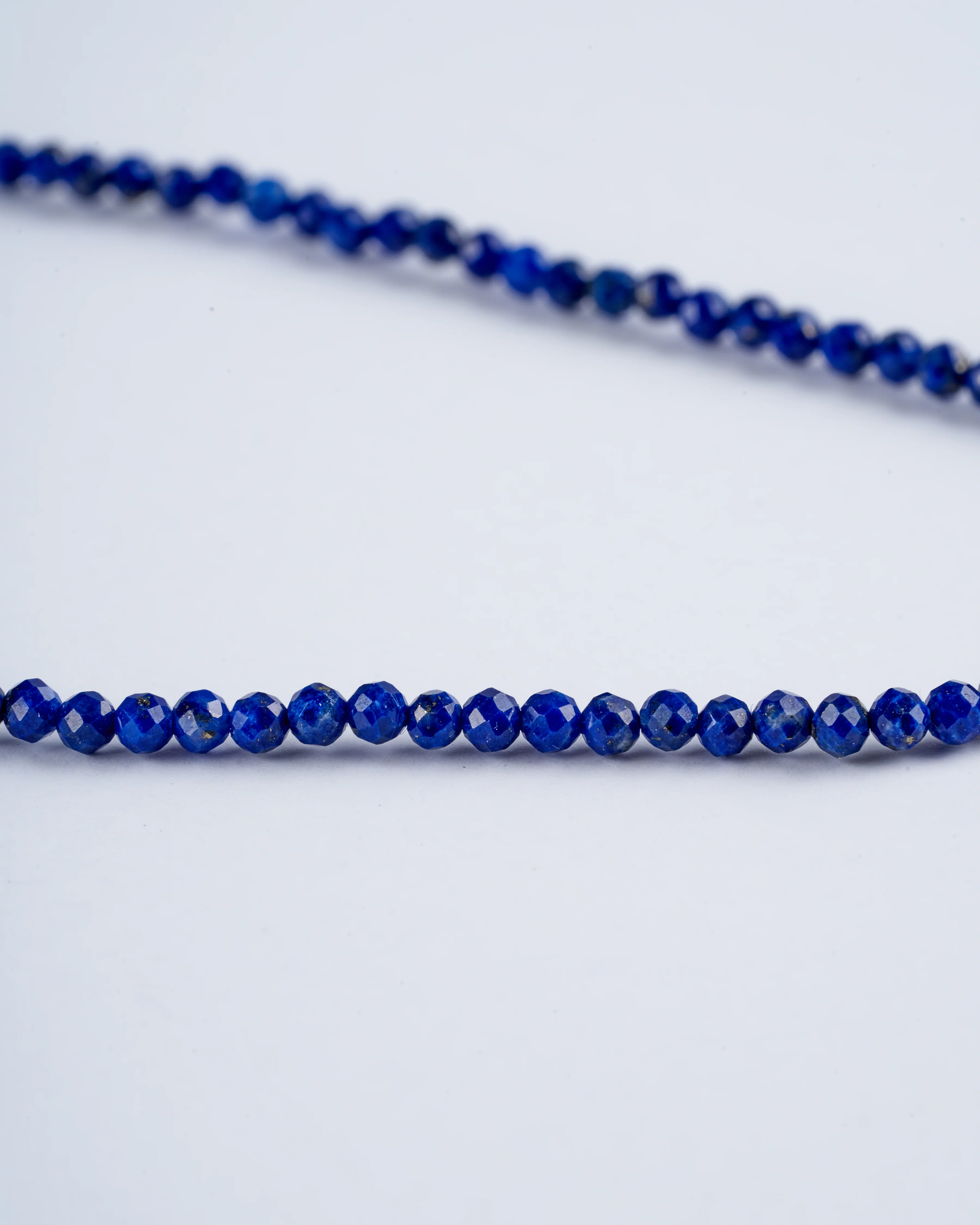 15" lapis / pyrite strand necklace - Image 3