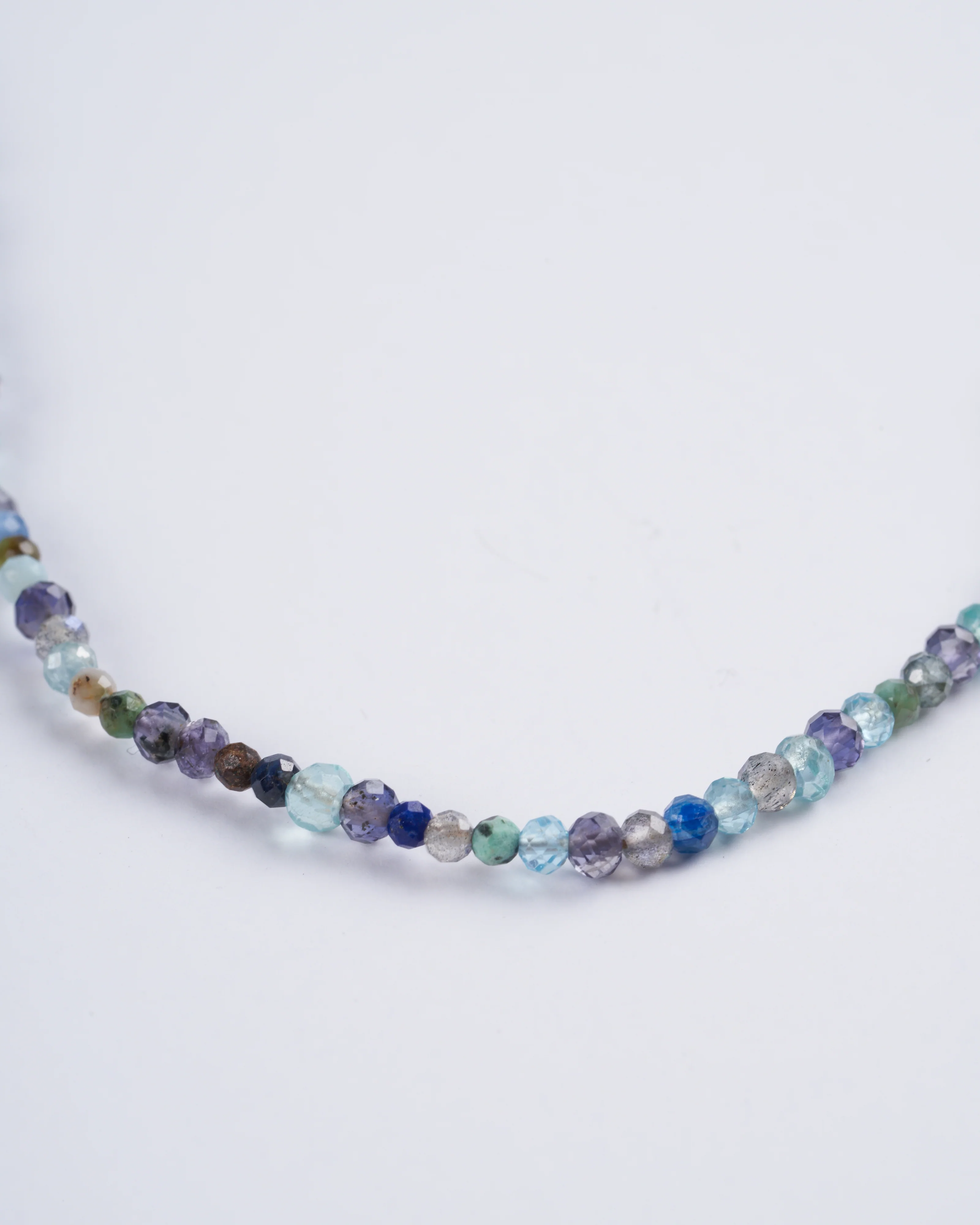 30" unknotted kyanite necklace w/ 9k clasp - stone - Image 2