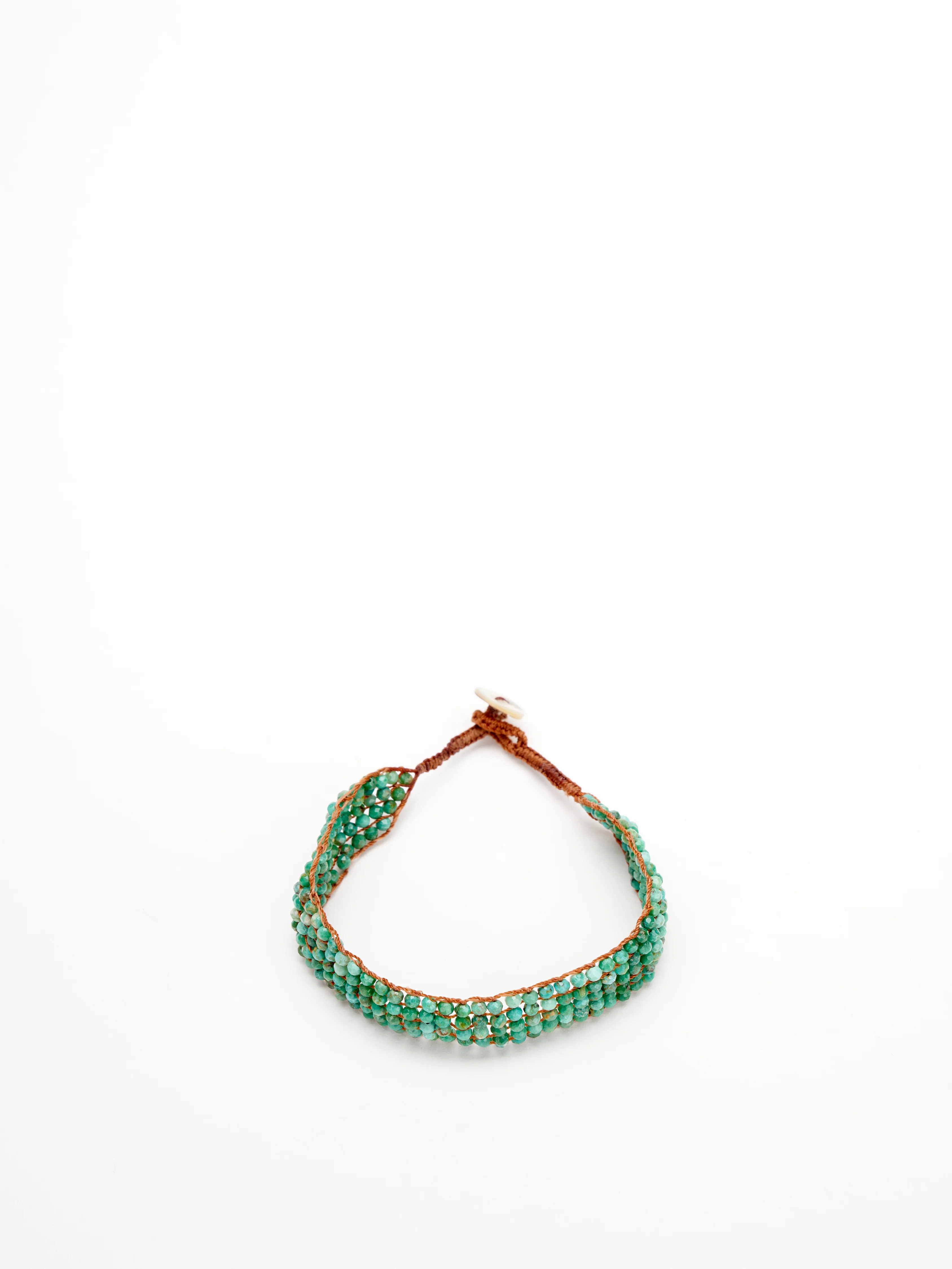 5 line turquoise button bracelet - Image 2