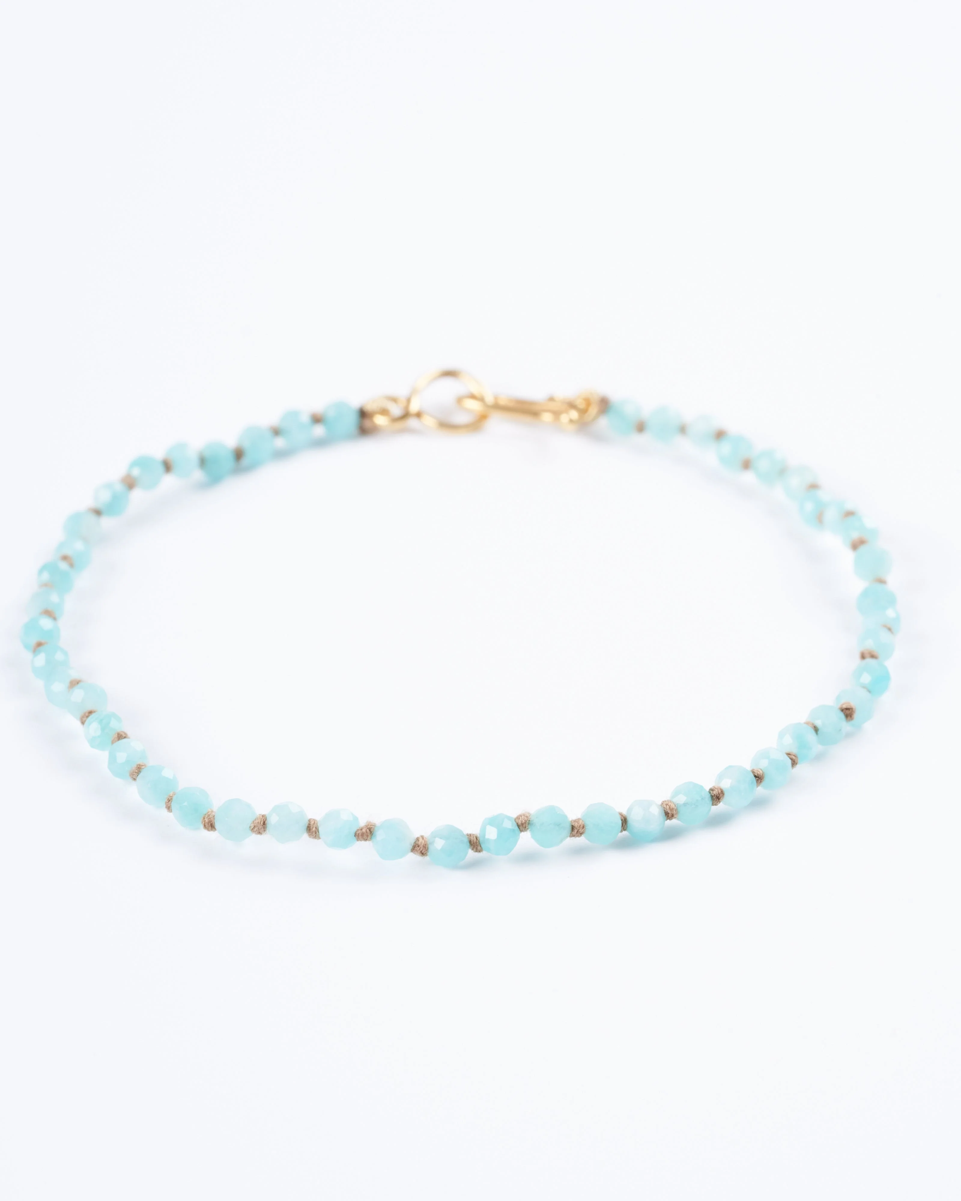 amazonite 9k clasp bracelet - stone - Image 2