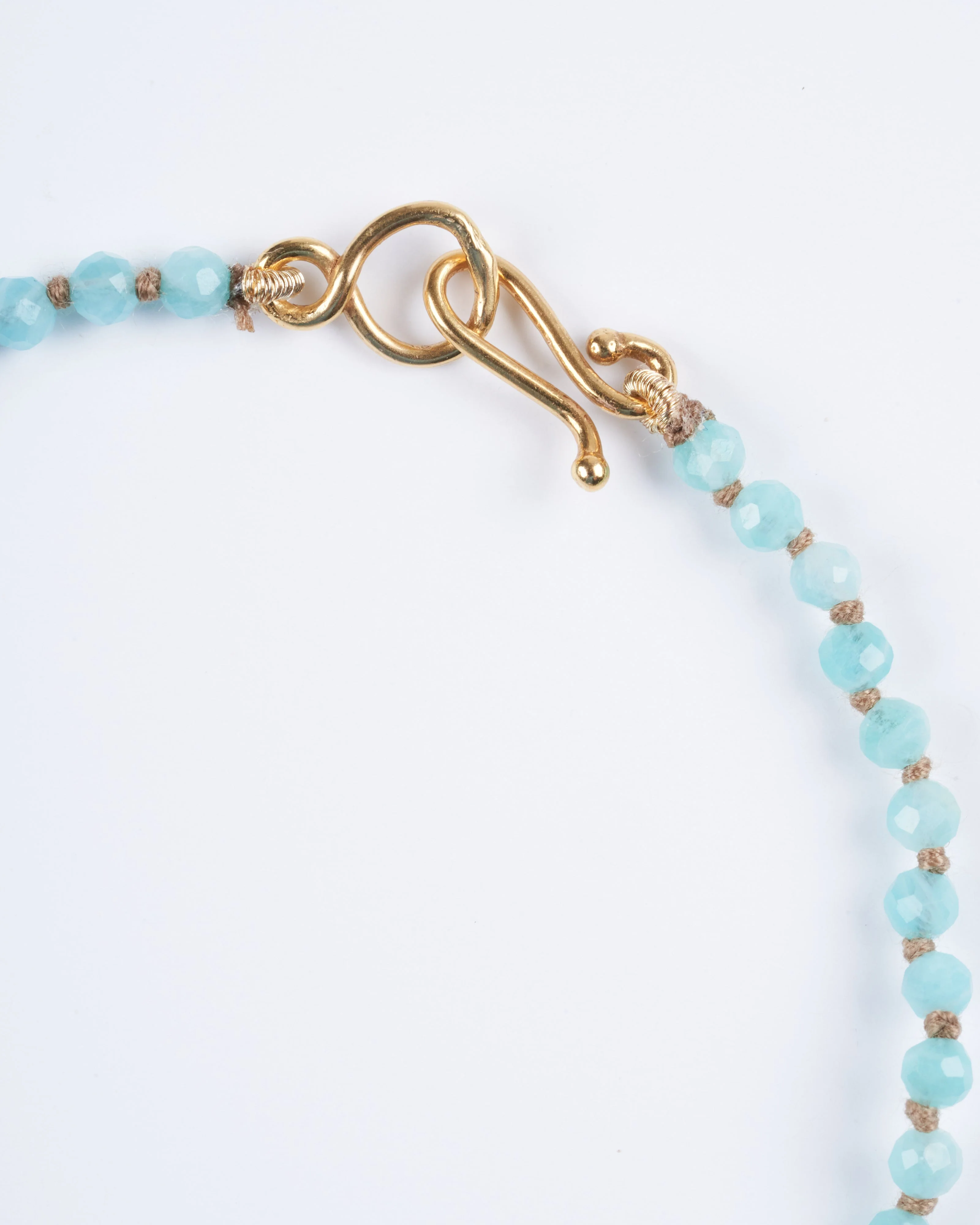 amazonite 9k clasp bracelet - stone - Image 3