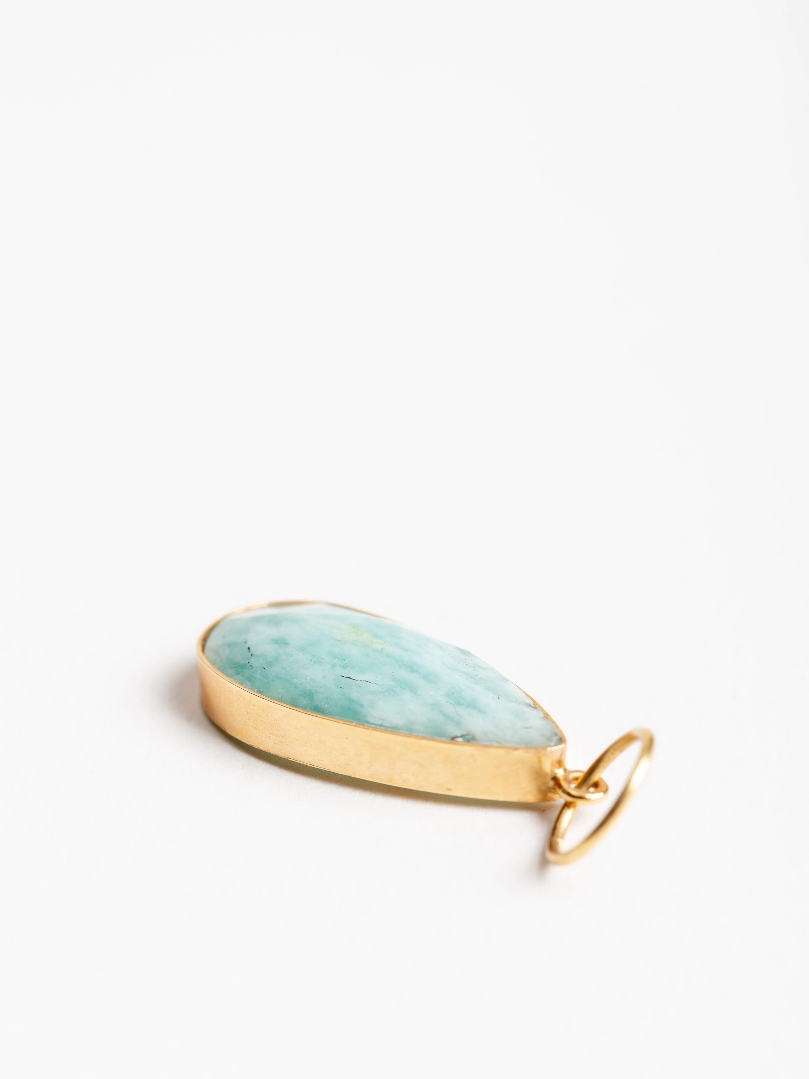 amazonite tear drop pendant - Image 3
