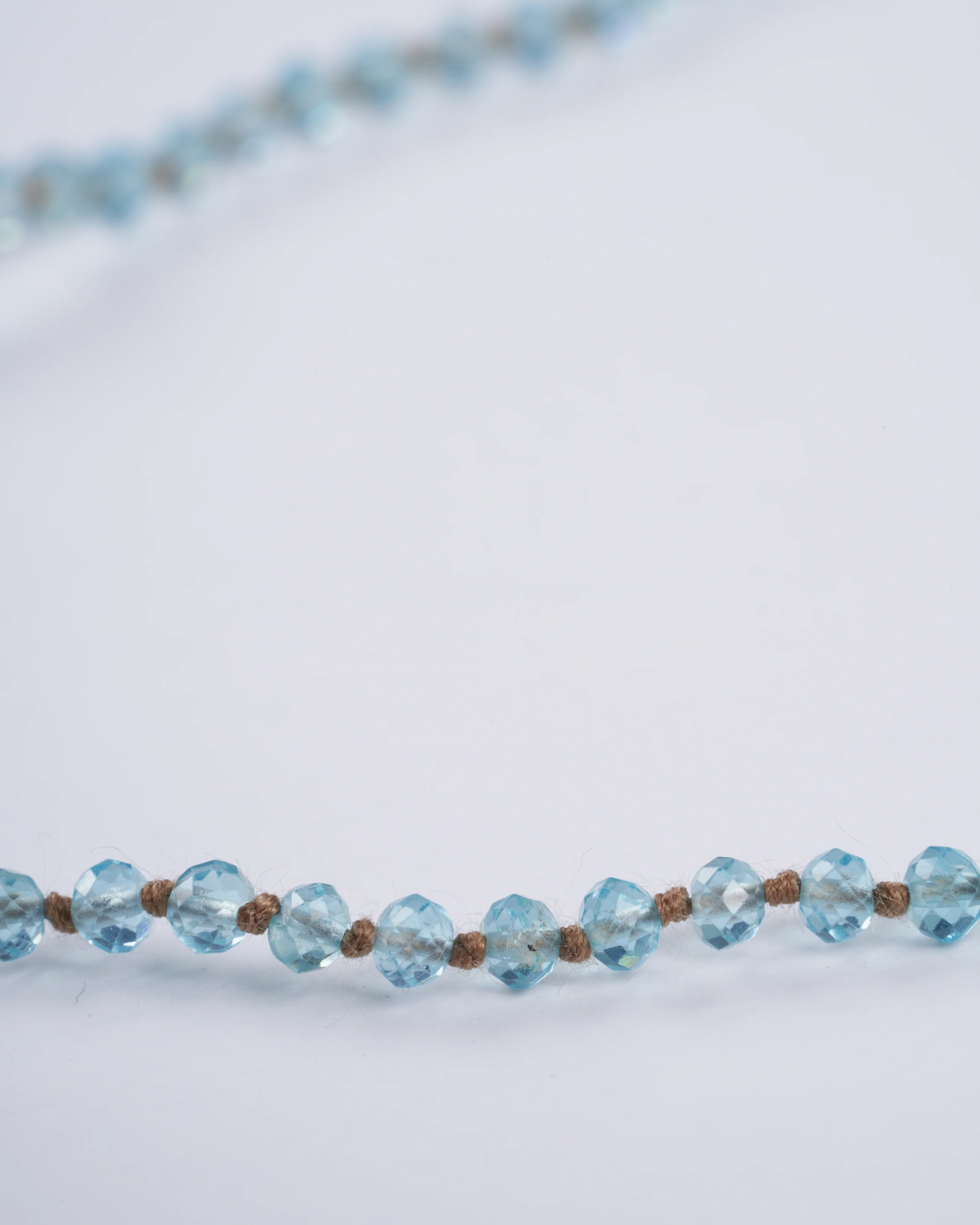 apatite necklace w/9k clasp - 15" - stone - Image 3