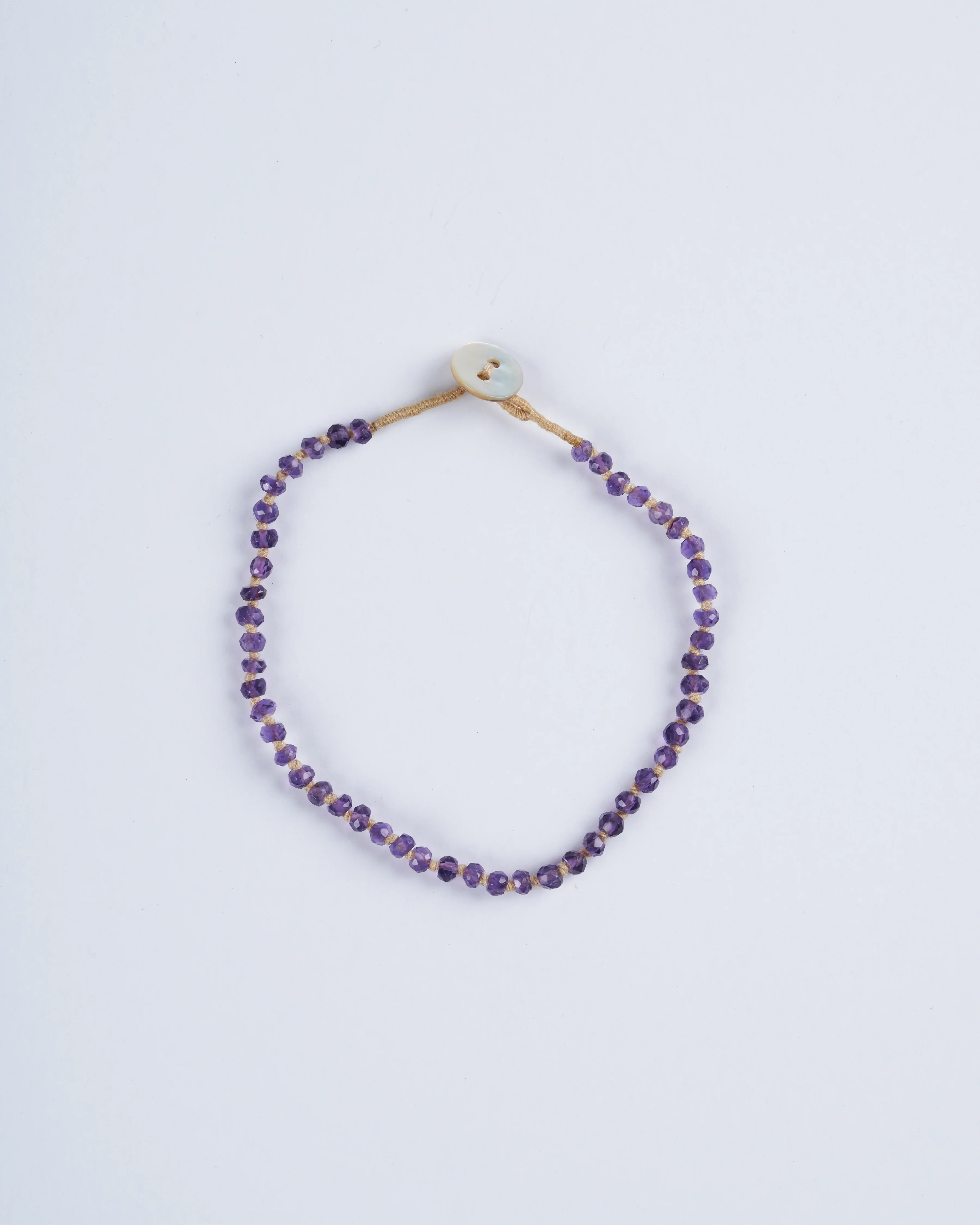 knotted amethyst with button - Image 2