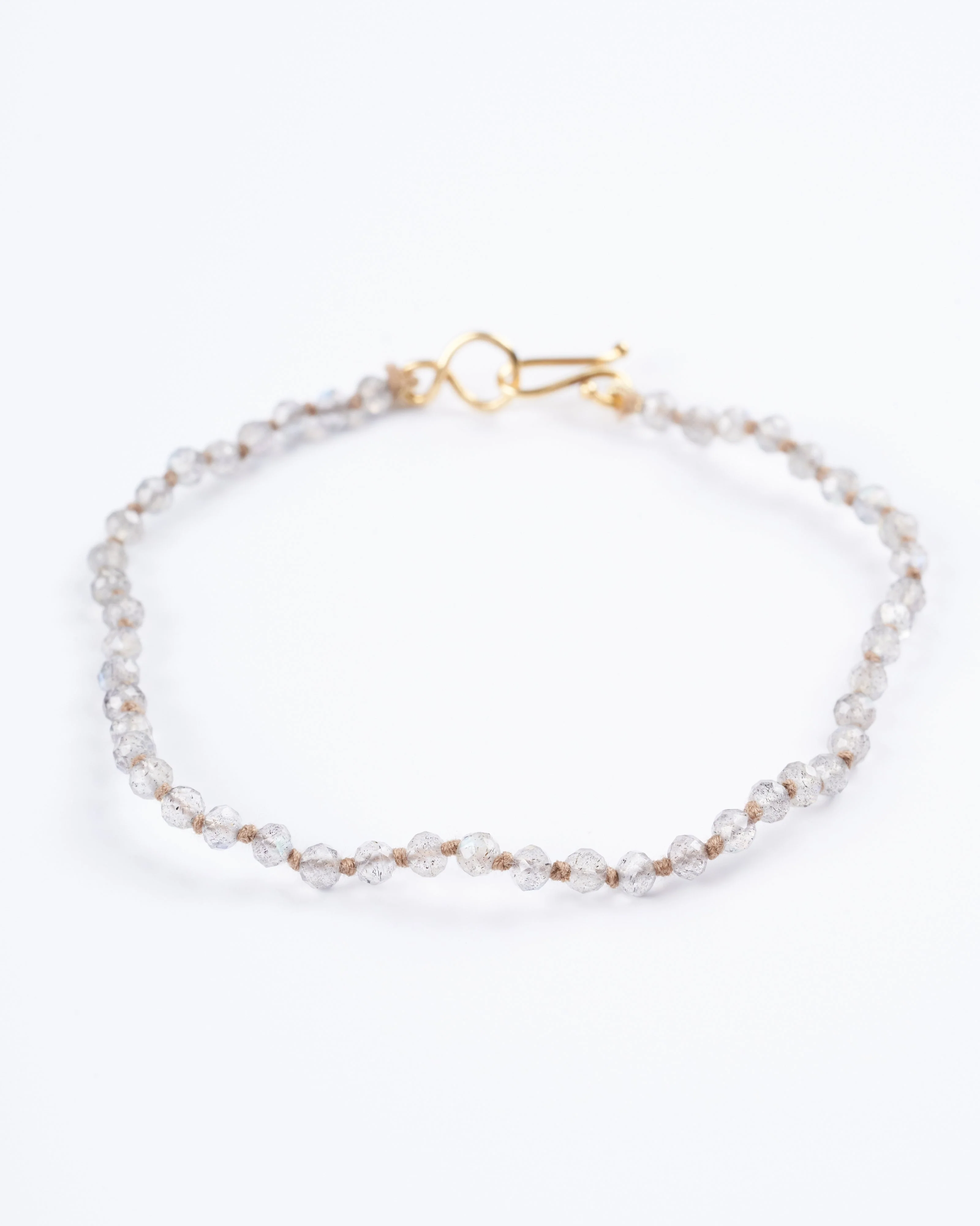labradorite 9k clasp bracelet - stone - Image 2