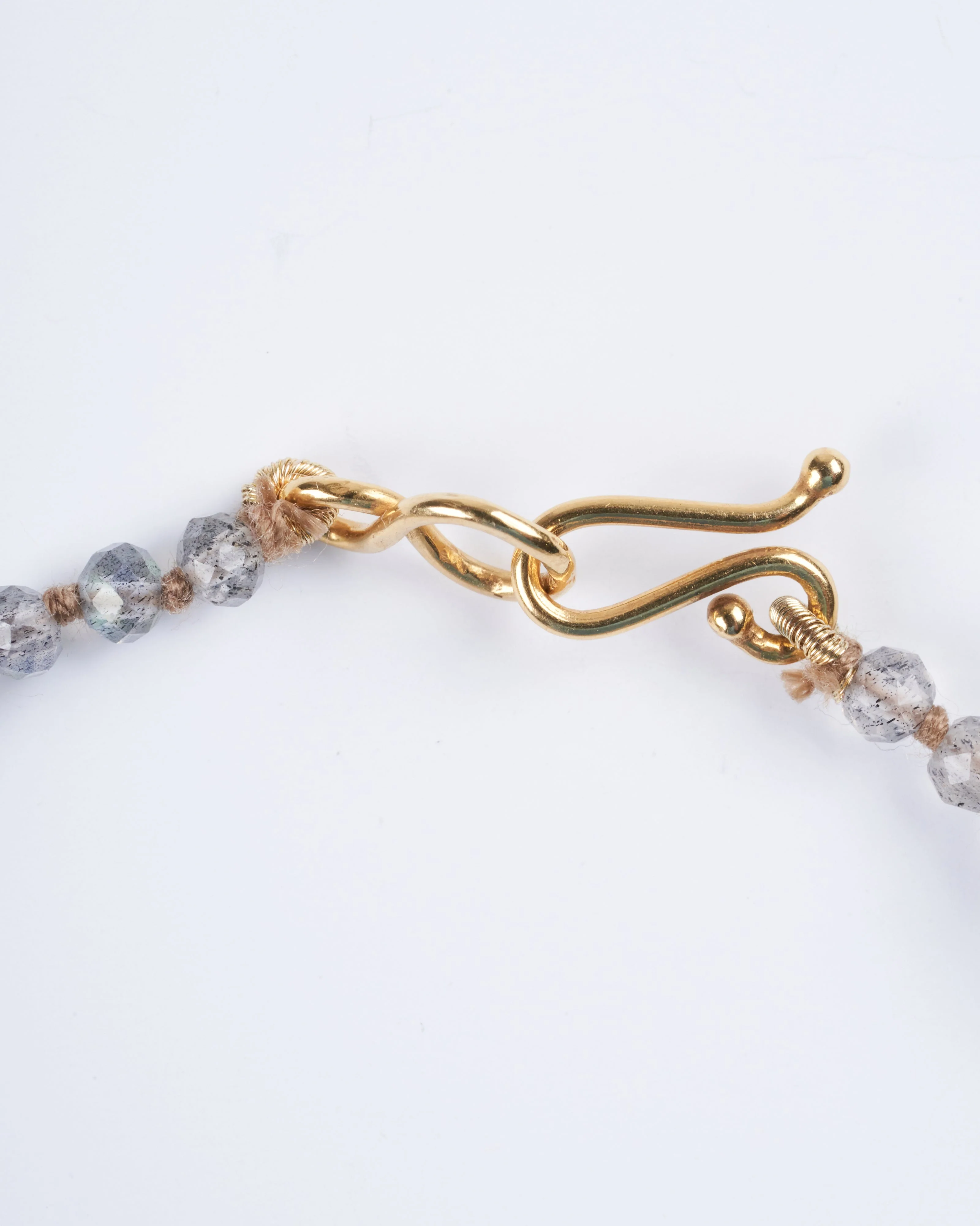 labradorite 9k clasp bracelet - stone - Image 4