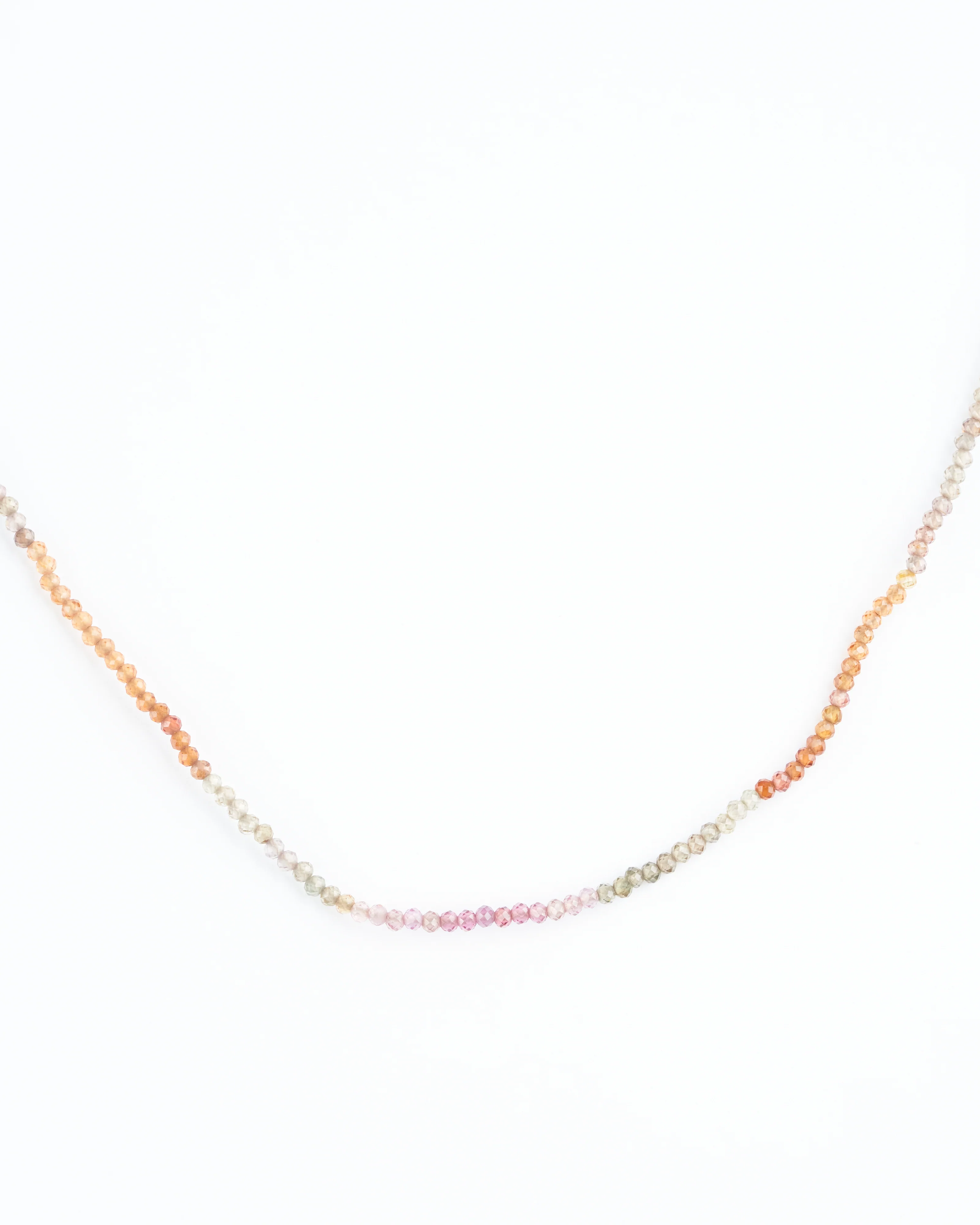 multi colored sapphire necklace - multi sapphire - Image 2