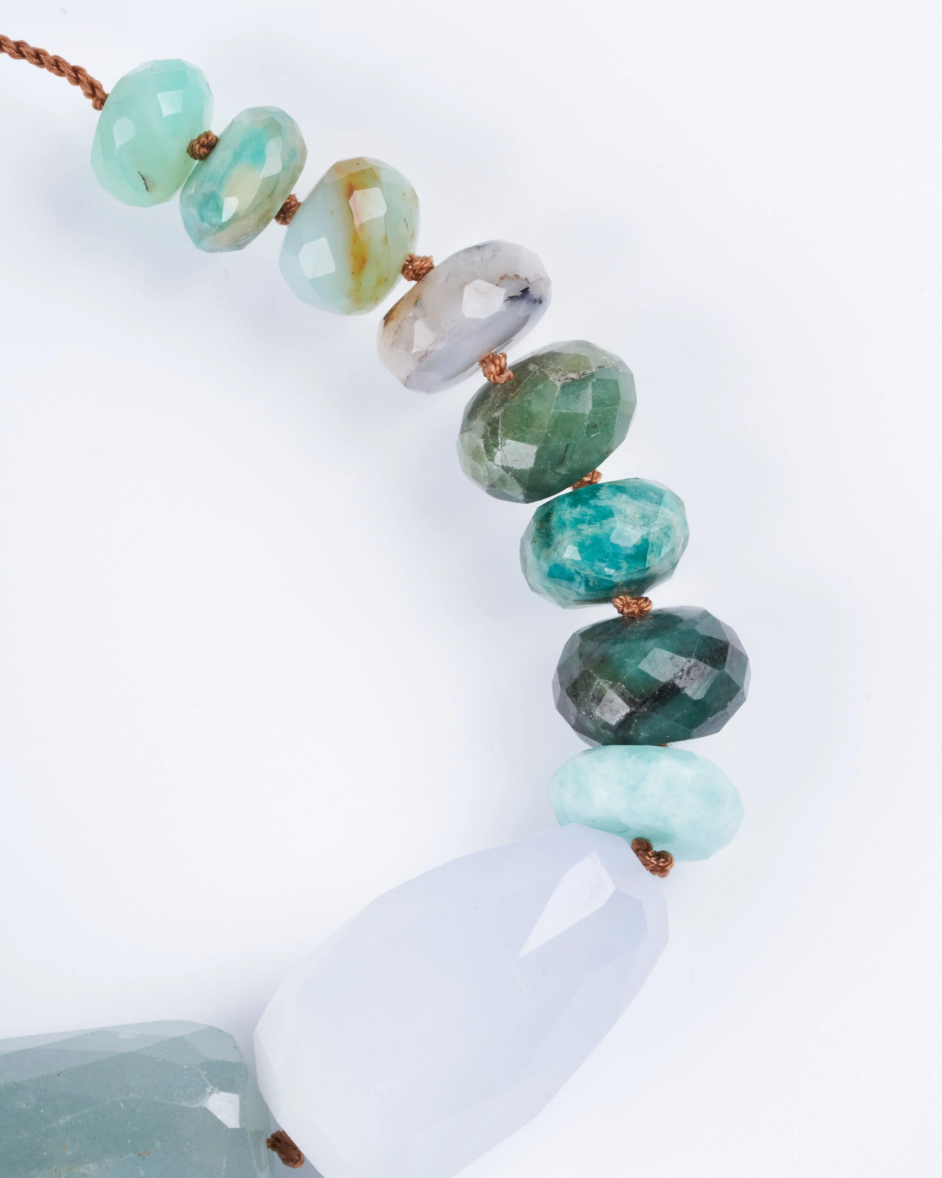chunky tassel bracelet - multi gem - Image 4