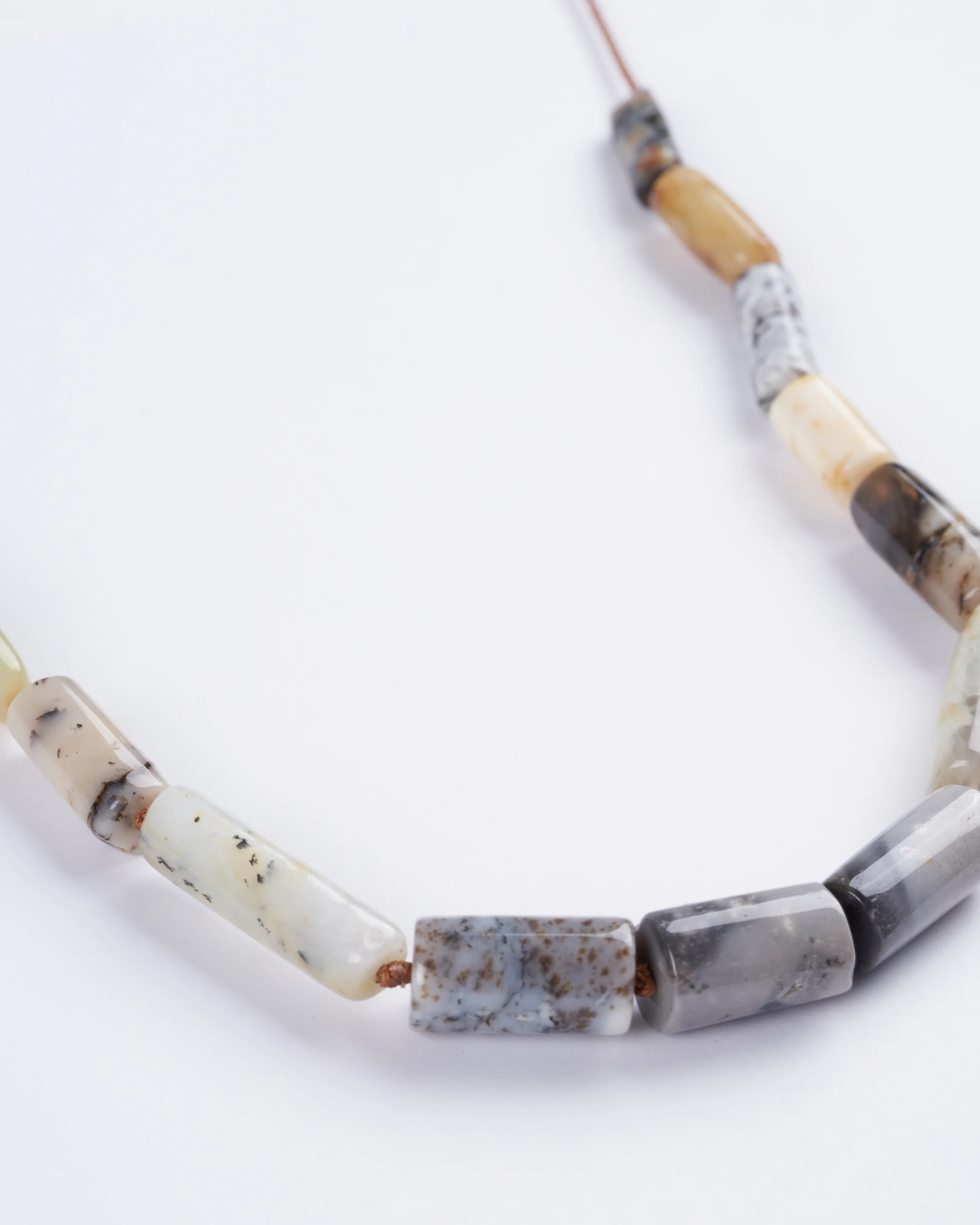 opal tassel necklace - stone - Image 3