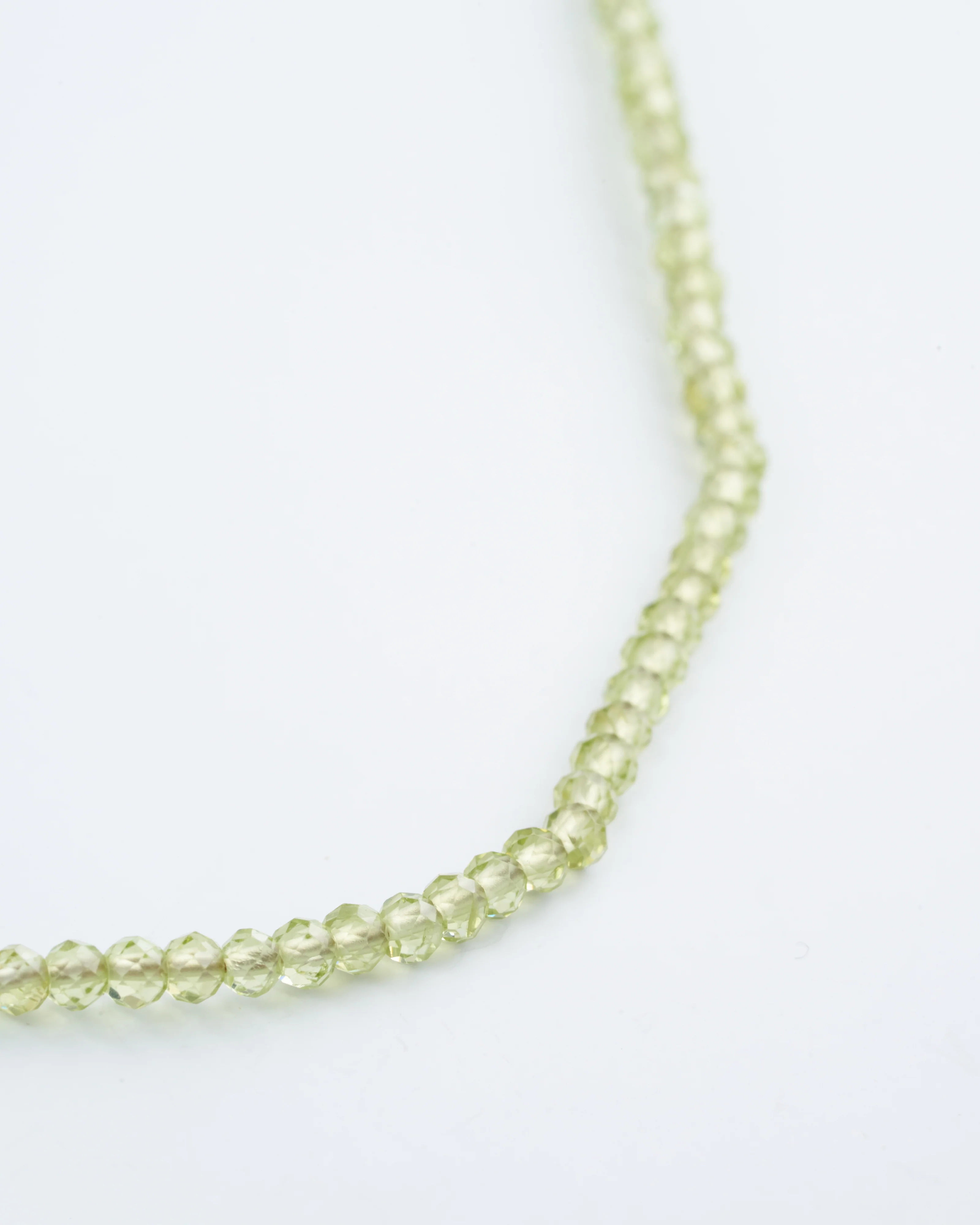 peridot necklace - periodot green - Image 2