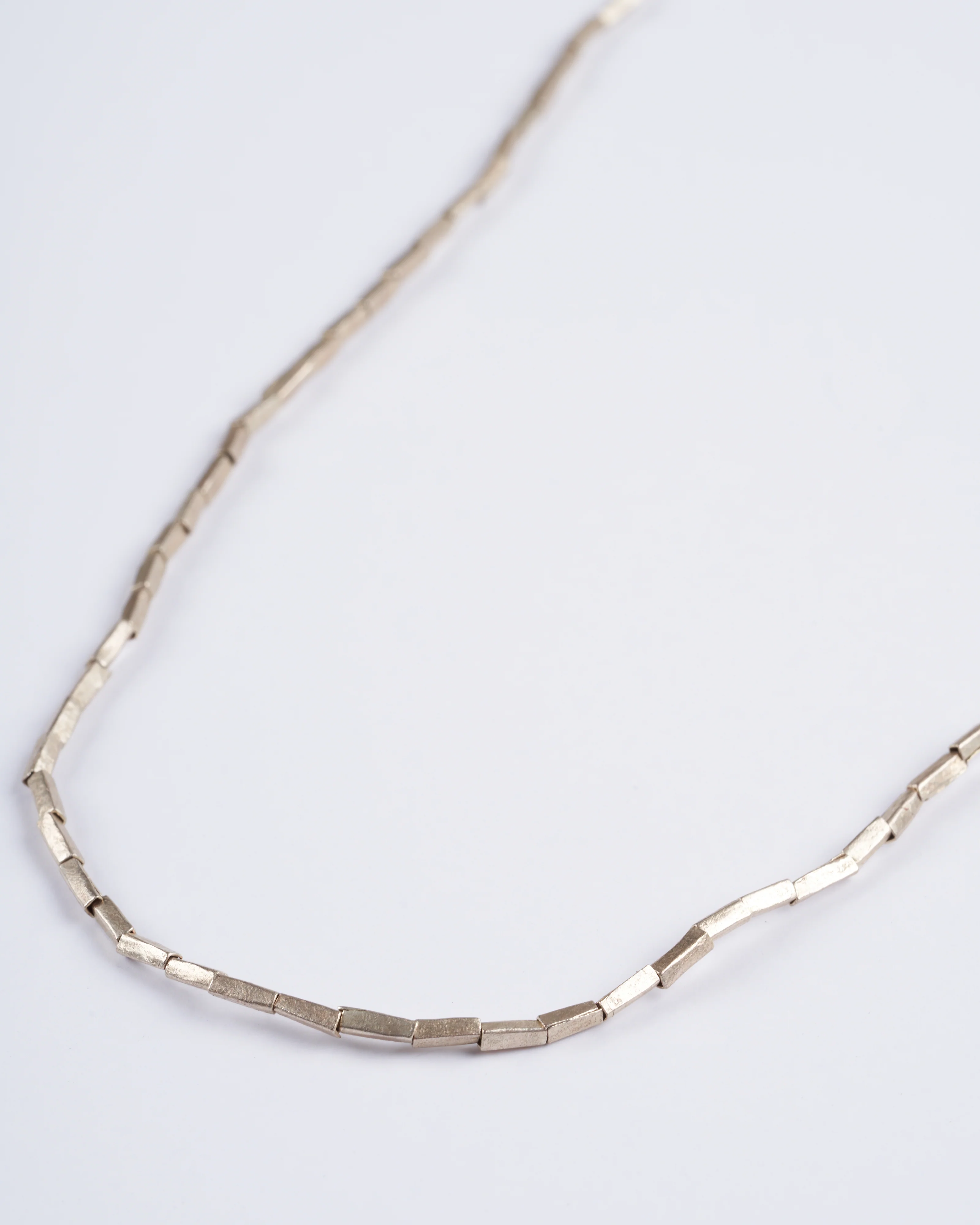 sterling silver with 18k clasp - silver and stone - Image 4