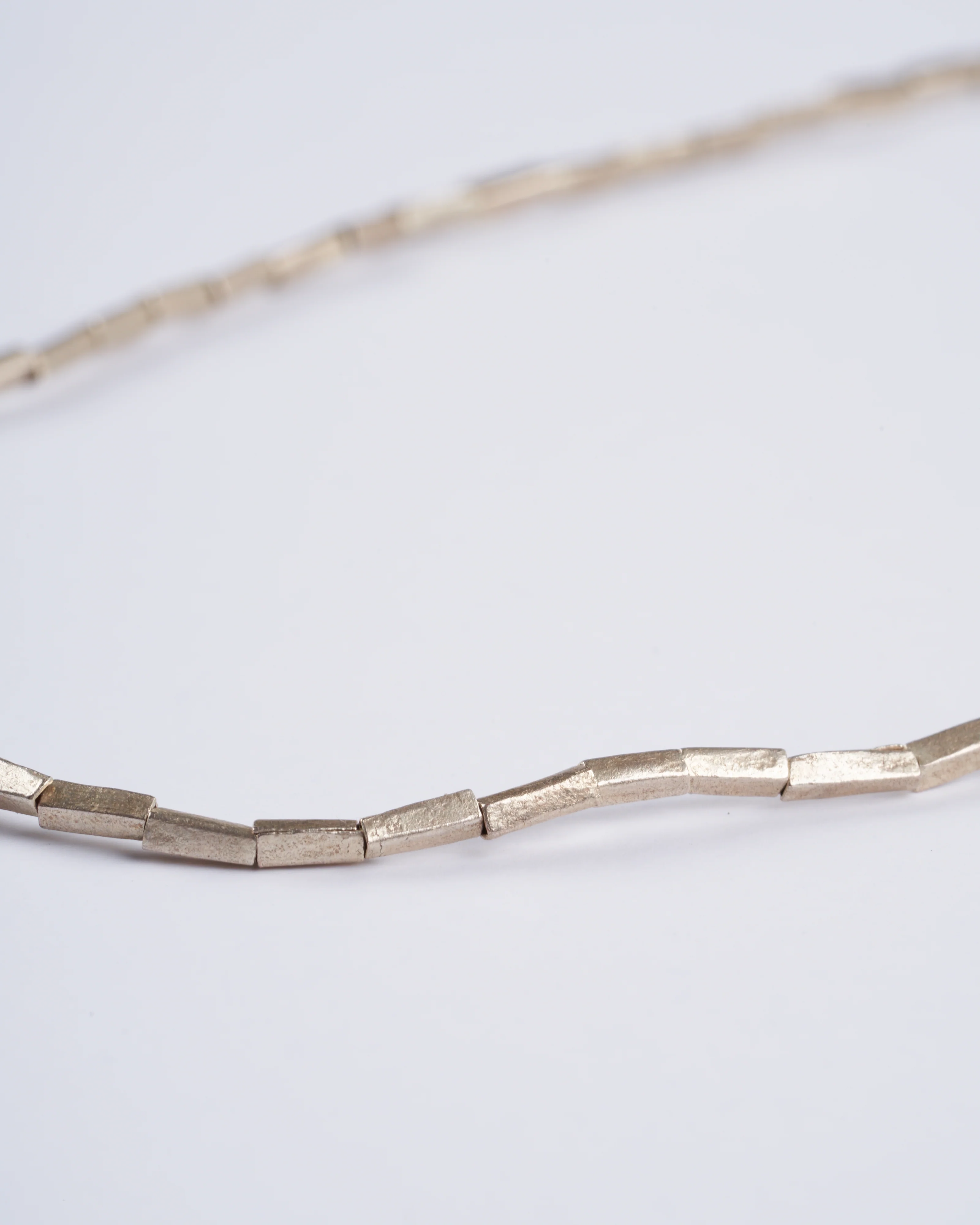 sterling silver with 18k clasp - silver and stone - Image 5