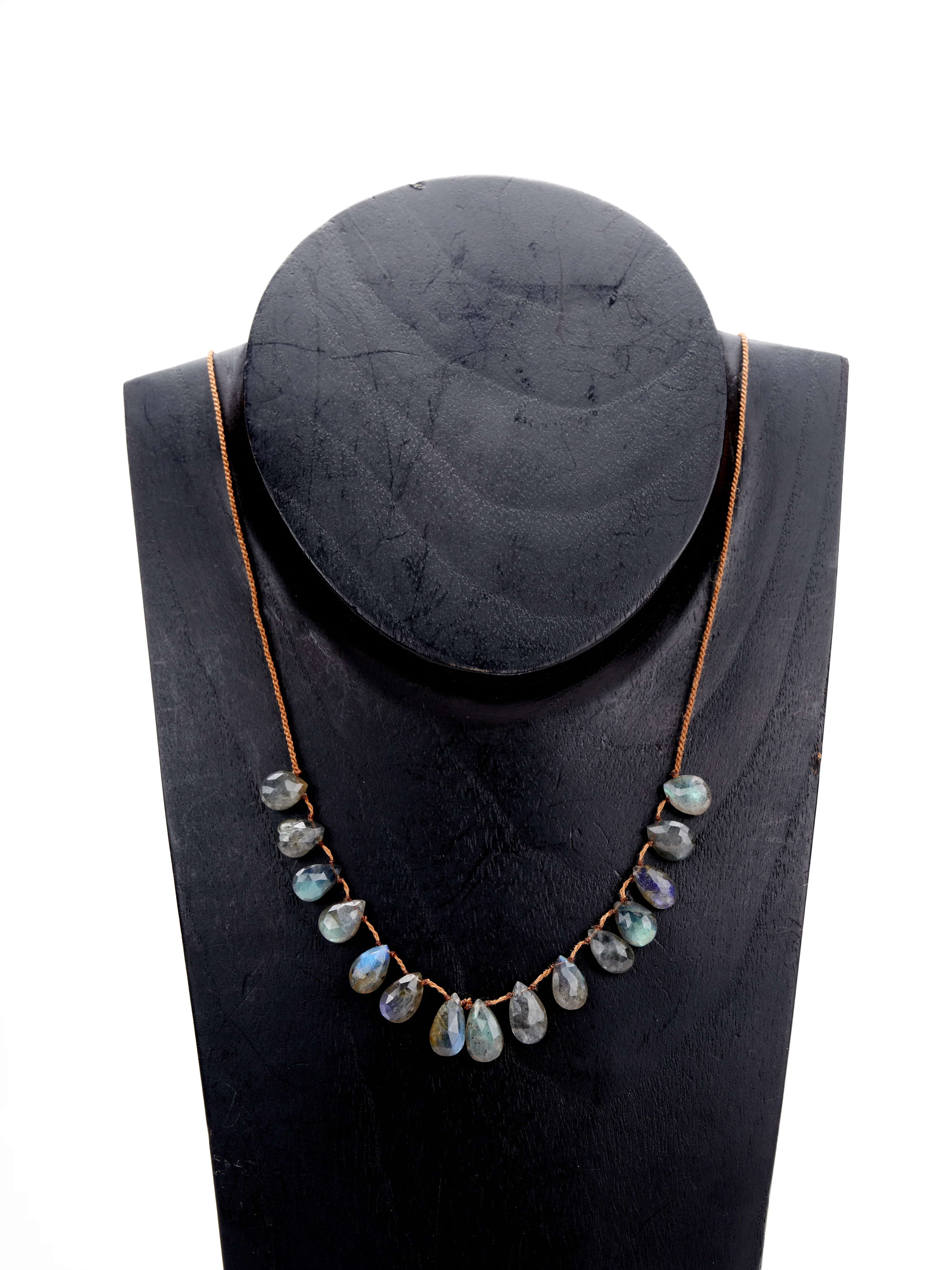 tassl necklace - labrodorite