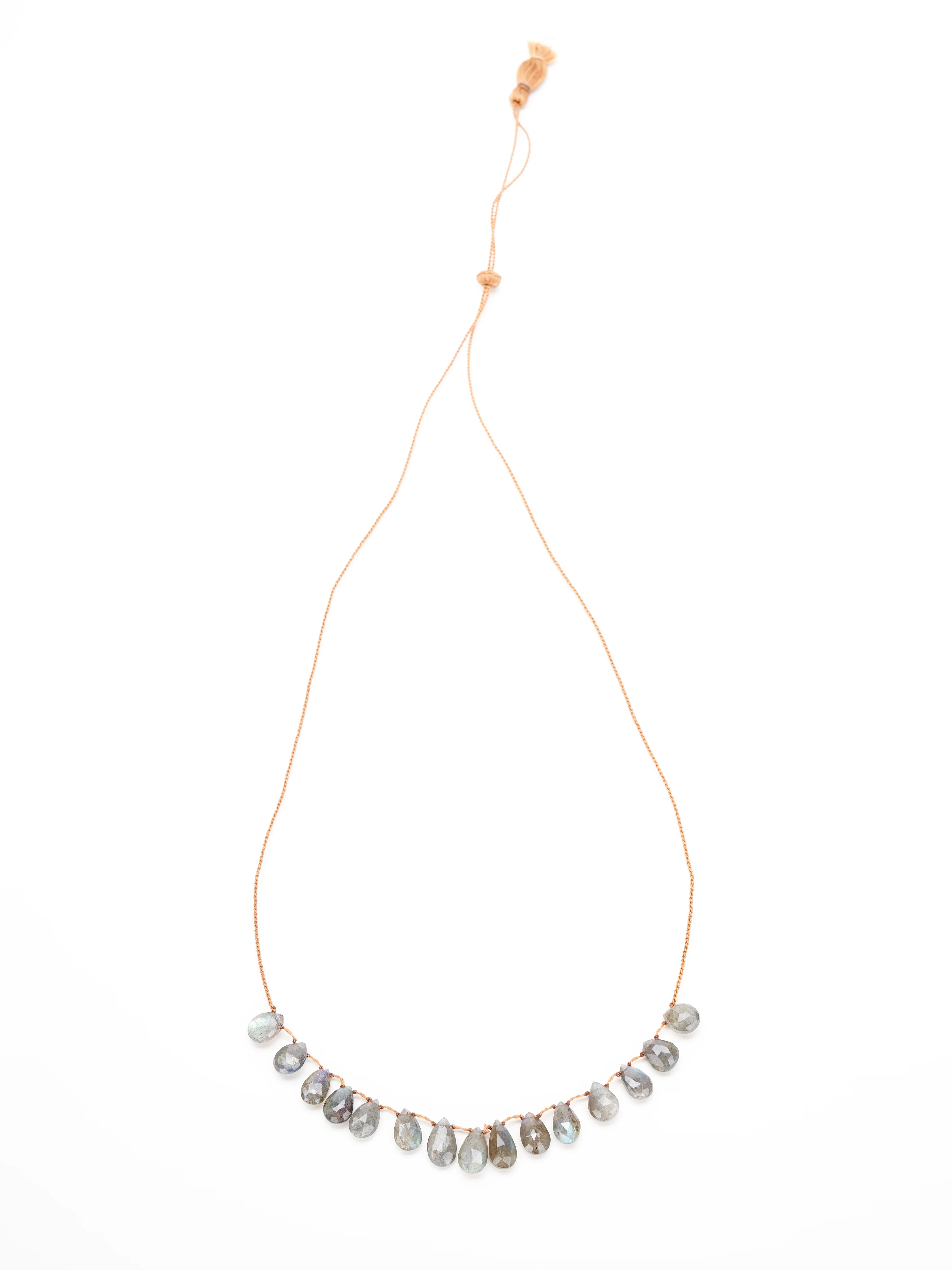 tassl necklace - labrodorite - Image 2