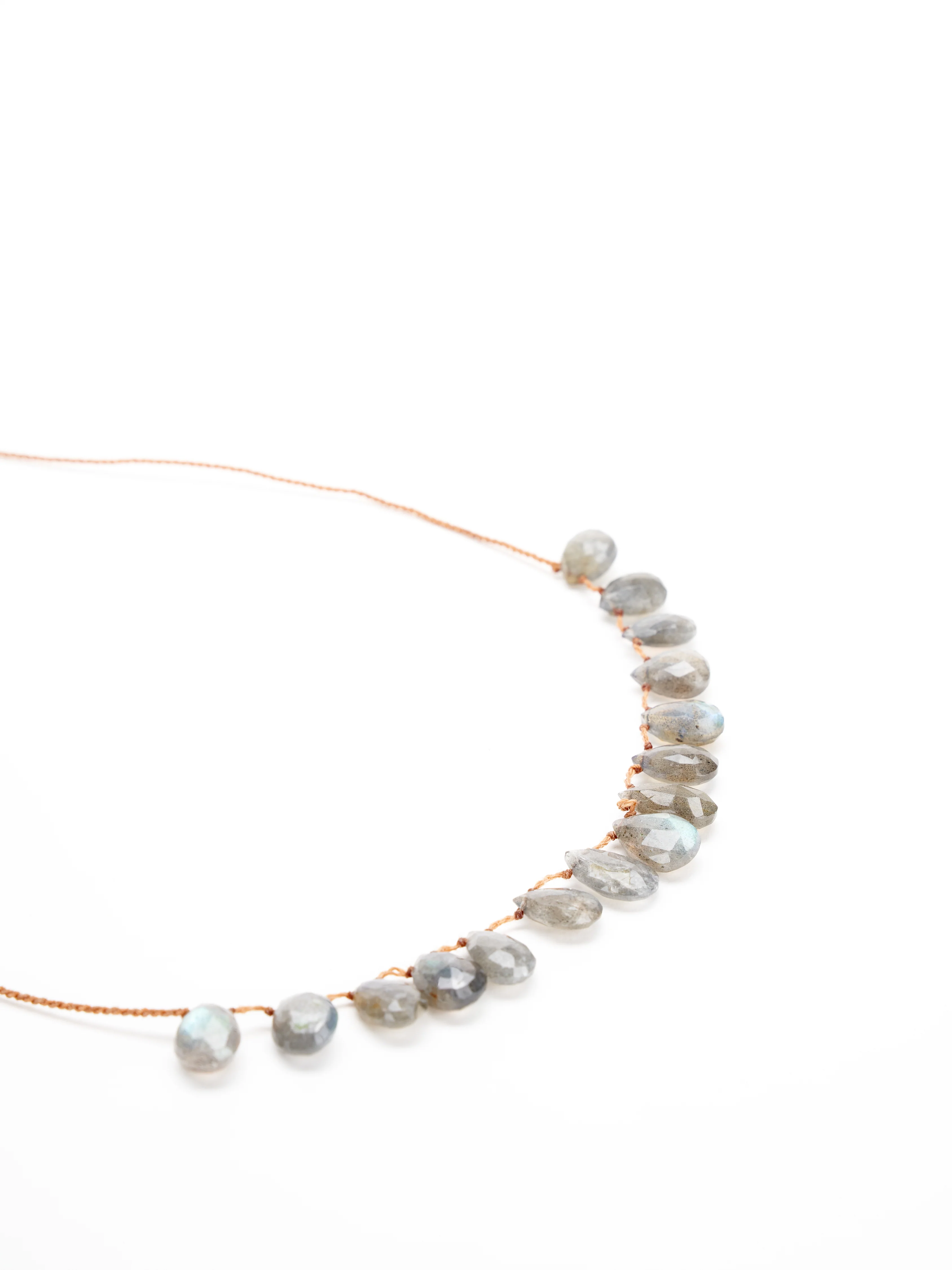 tassl necklace - labrodorite - Image 4