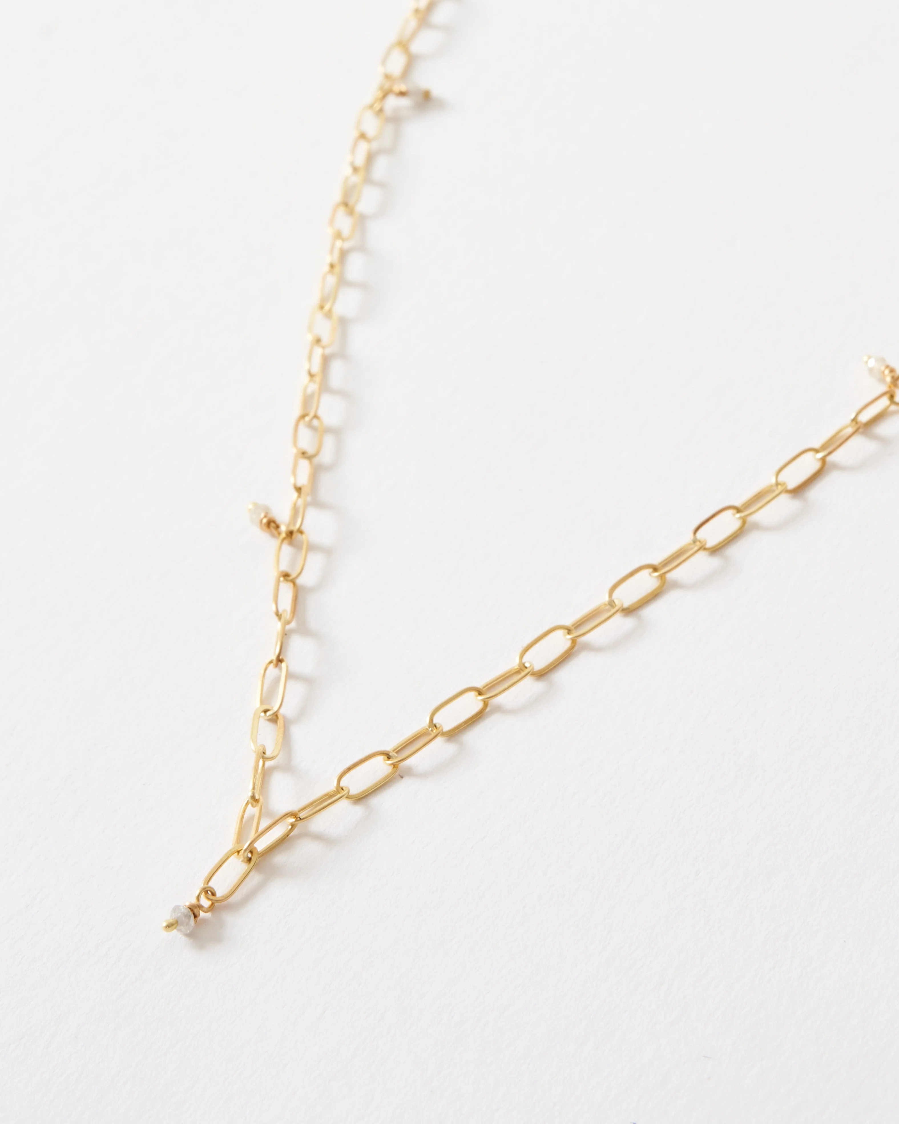 mini popsicle necklace with diamonds - Image 3