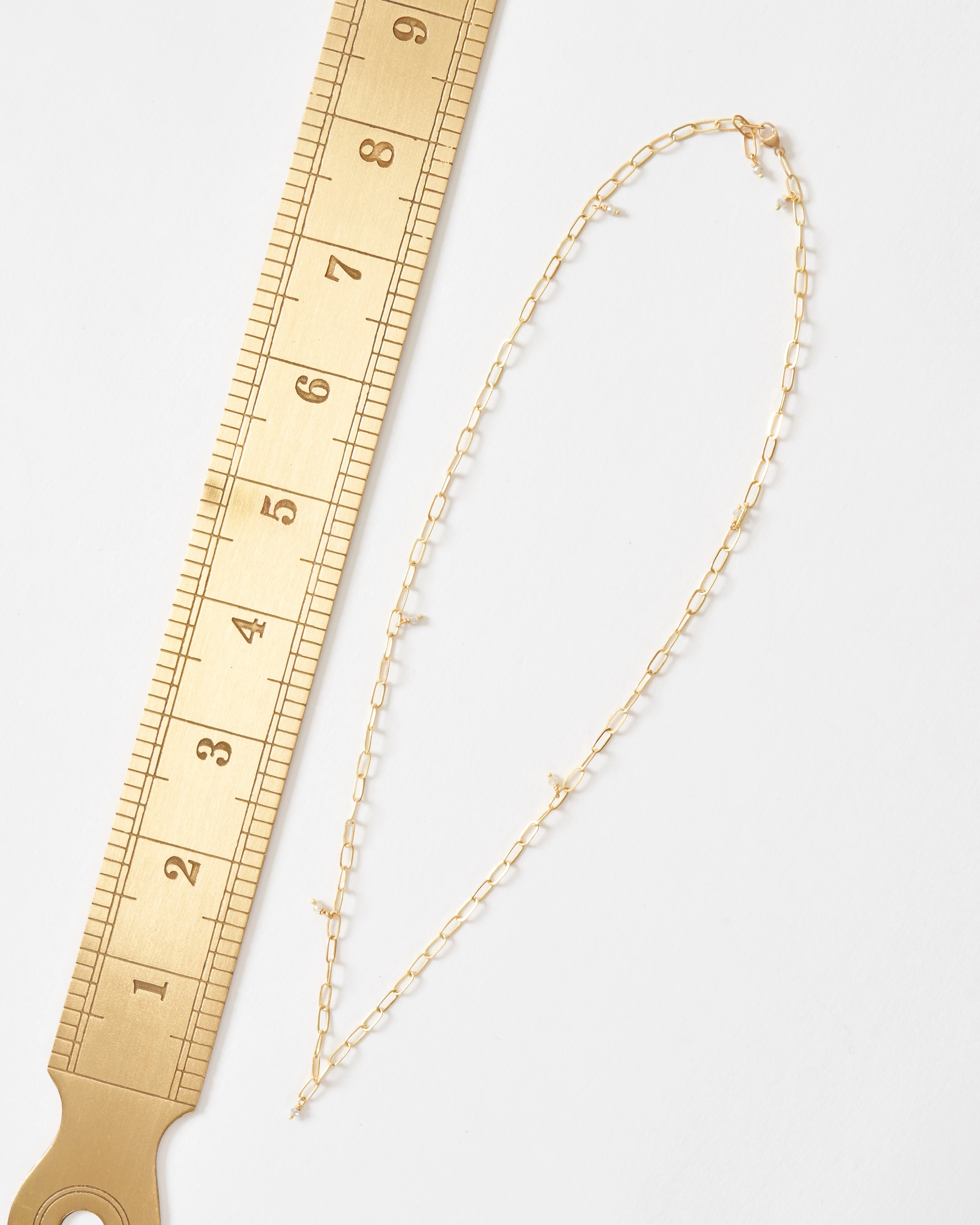 mini popsicle necklace with diamonds - Image 4