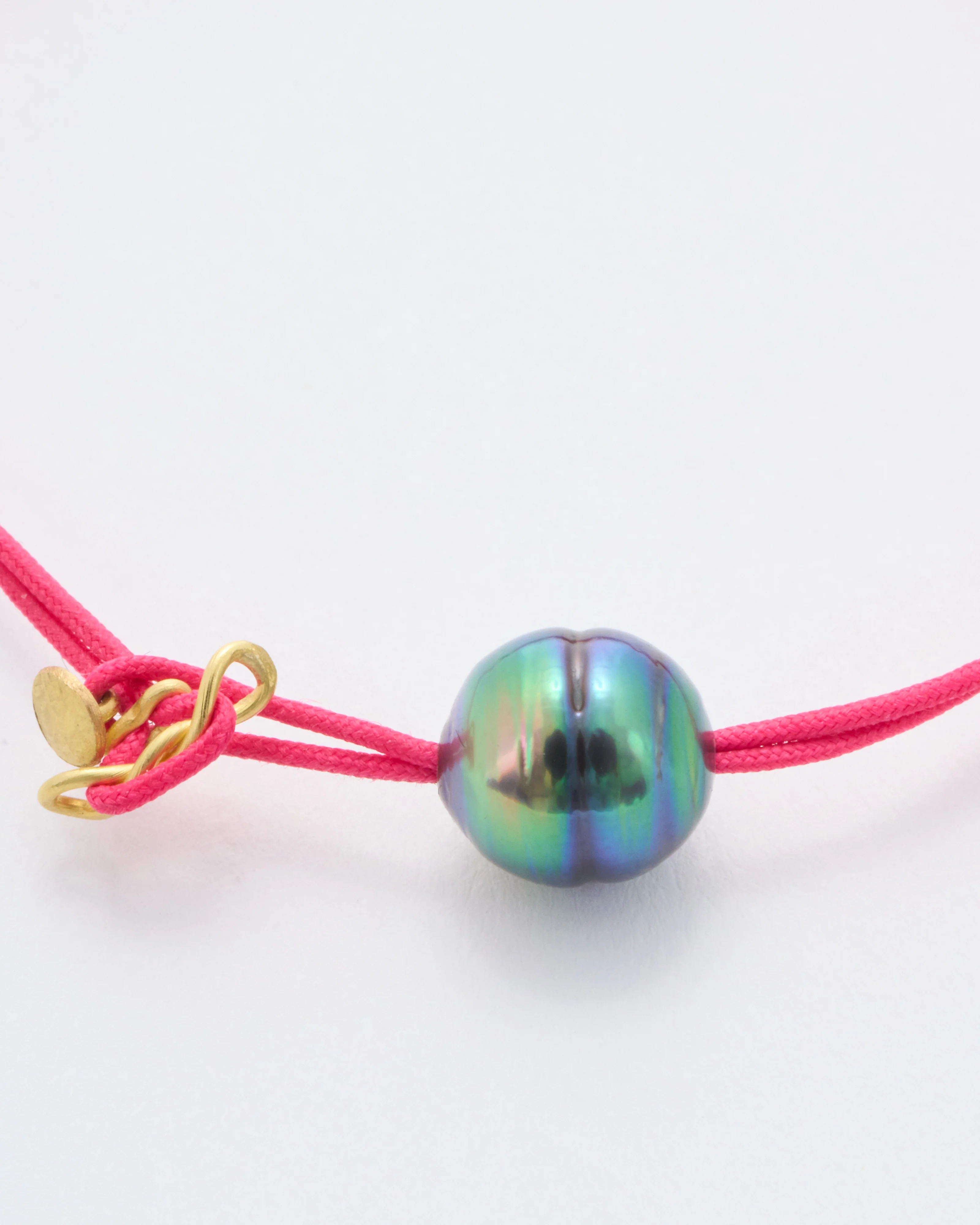 adjustable cord bracelet w/ tahiti pearl - Image 2