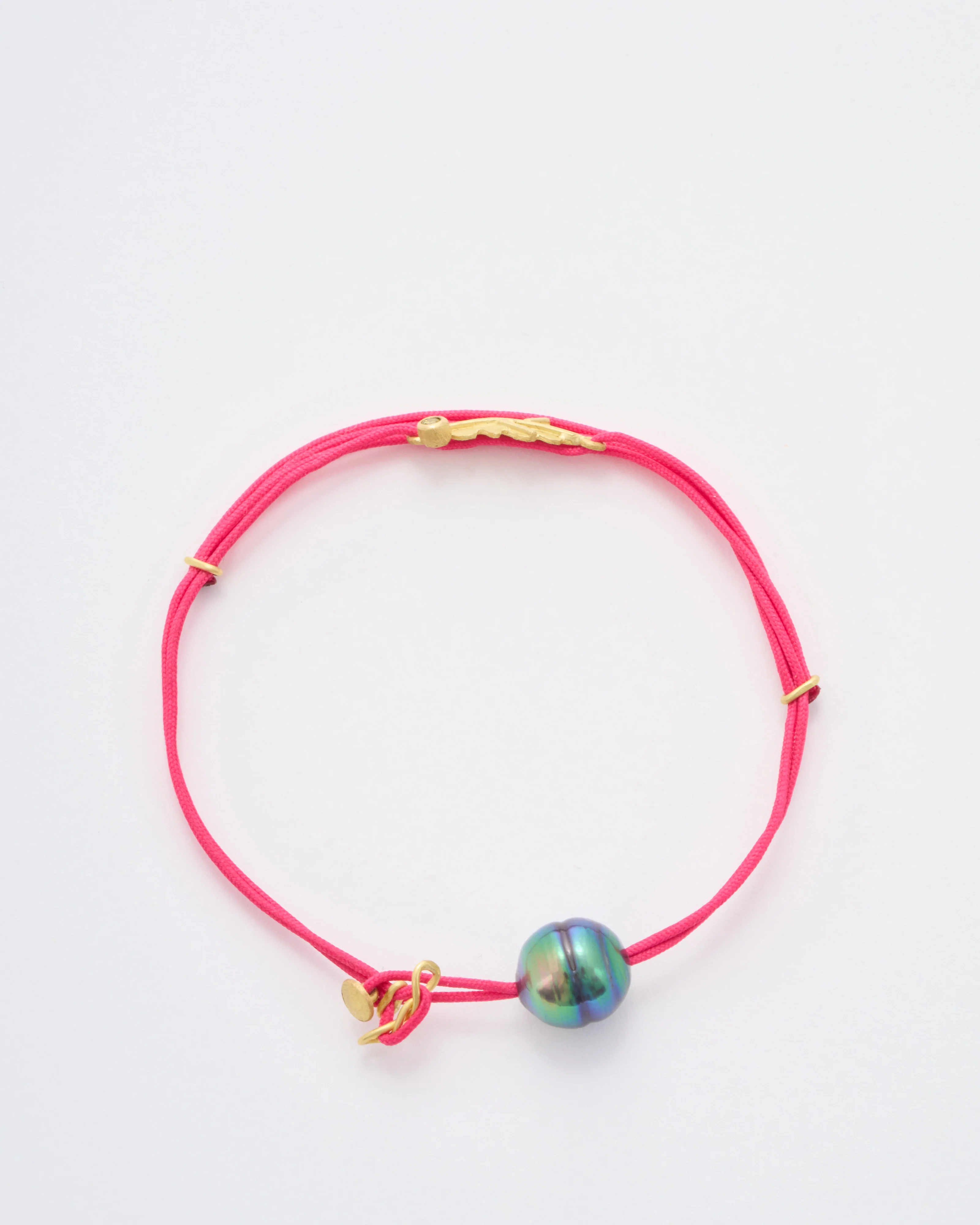 adjustable cord bracelet w/ tahiti pearl - Image 4