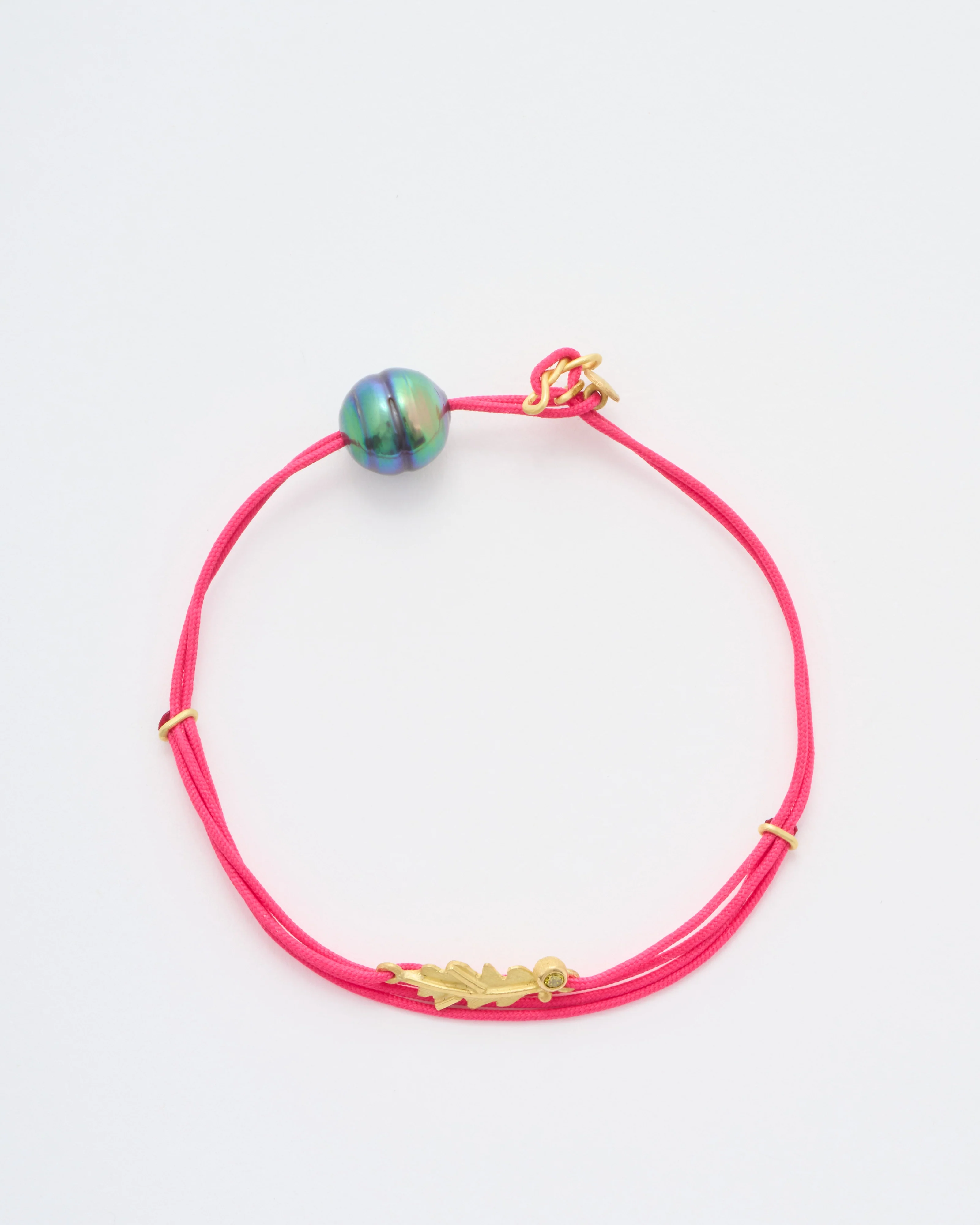adjustable cord bracelet w/ tahiti pearl - Image 6