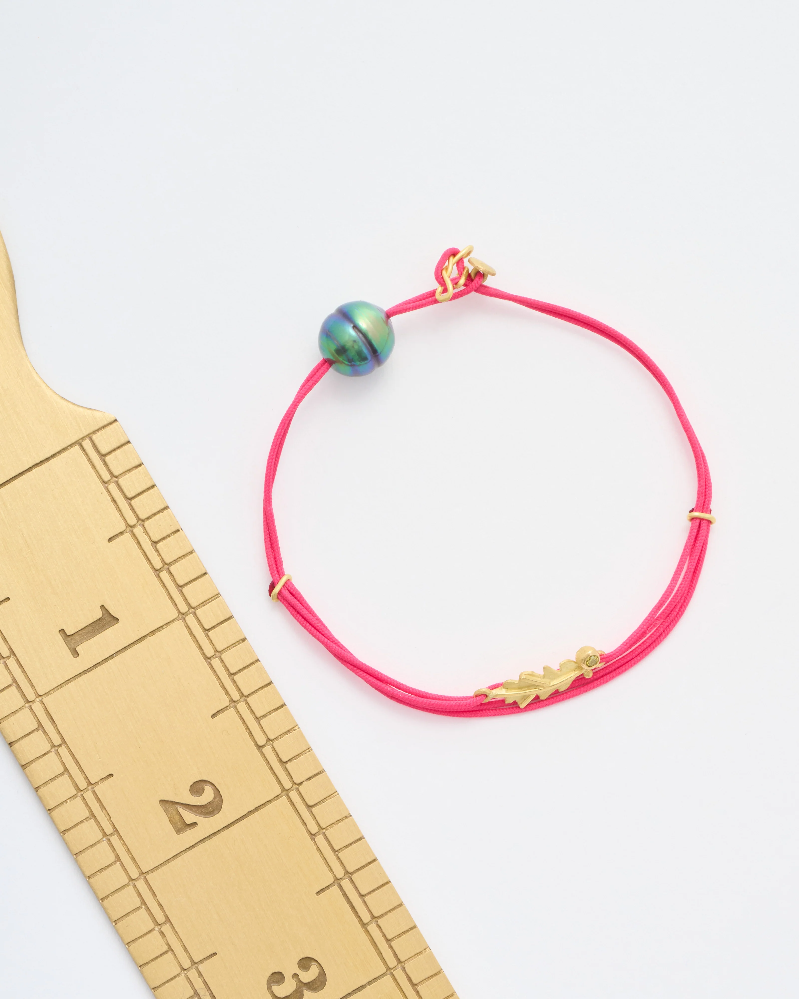 adjustable cord bracelet w/ tahiti pearl - Image 7