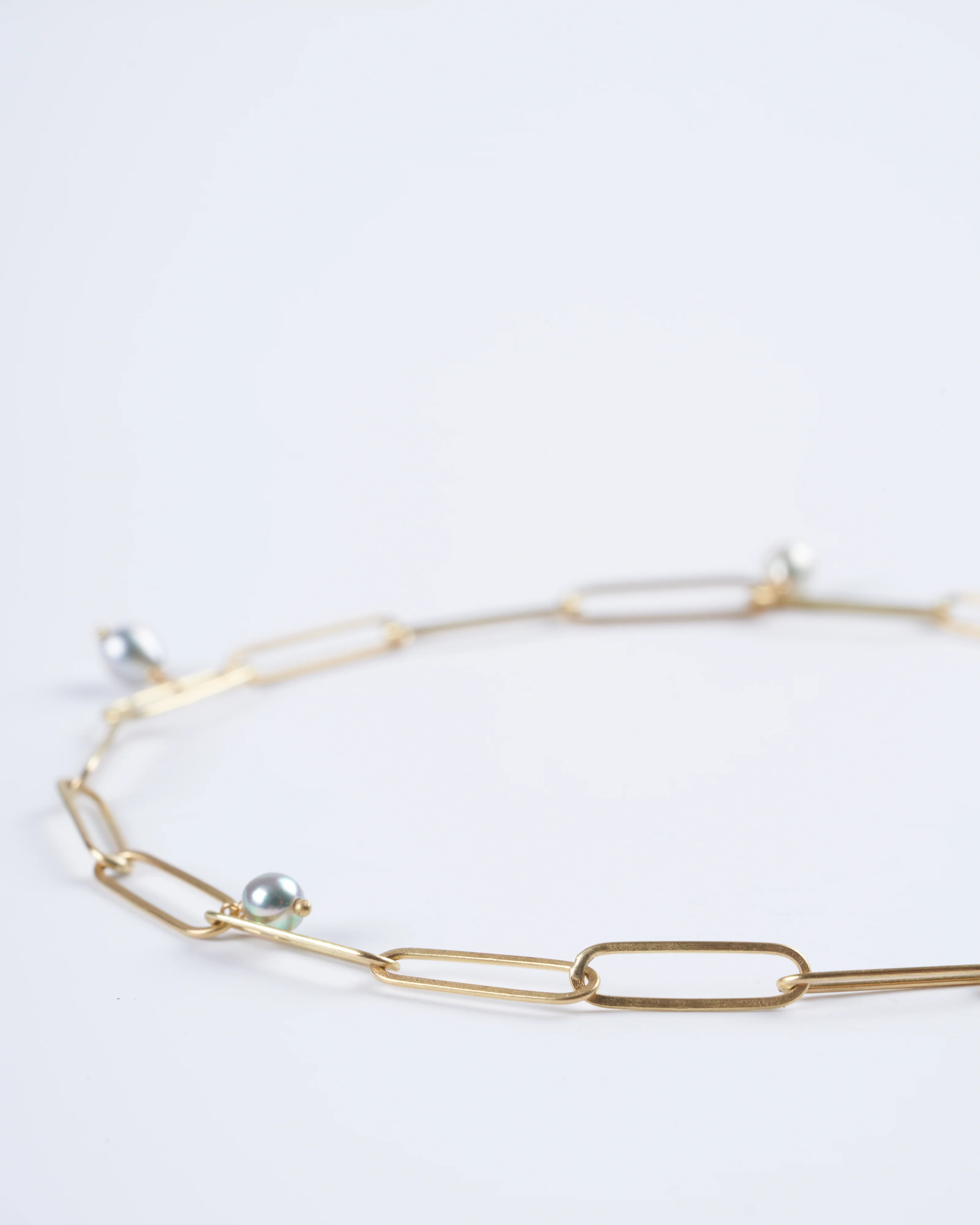 gold popsicle bracelet with akoya pearls - Image 2