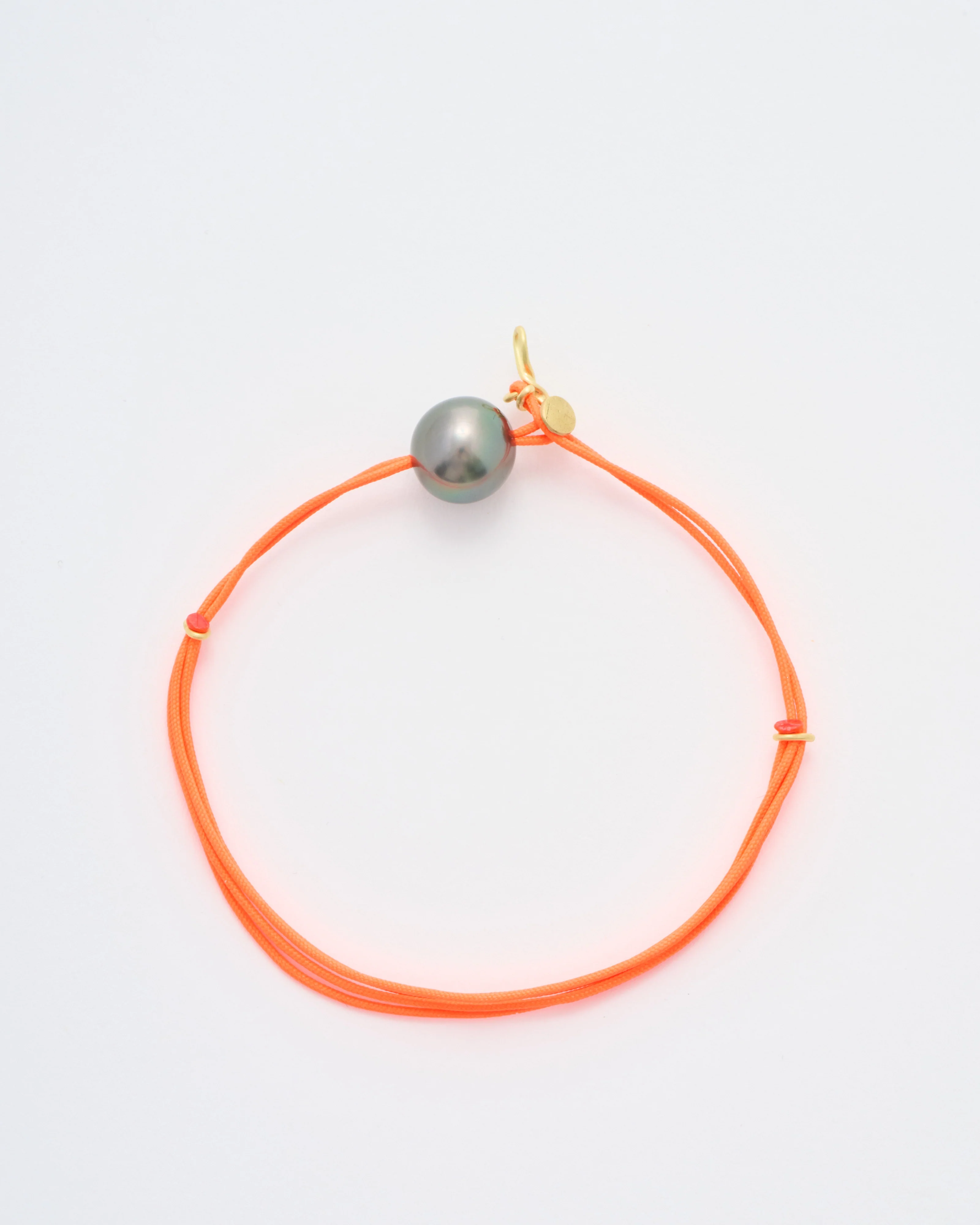 pearl adjustable cord bracelet - Image 3