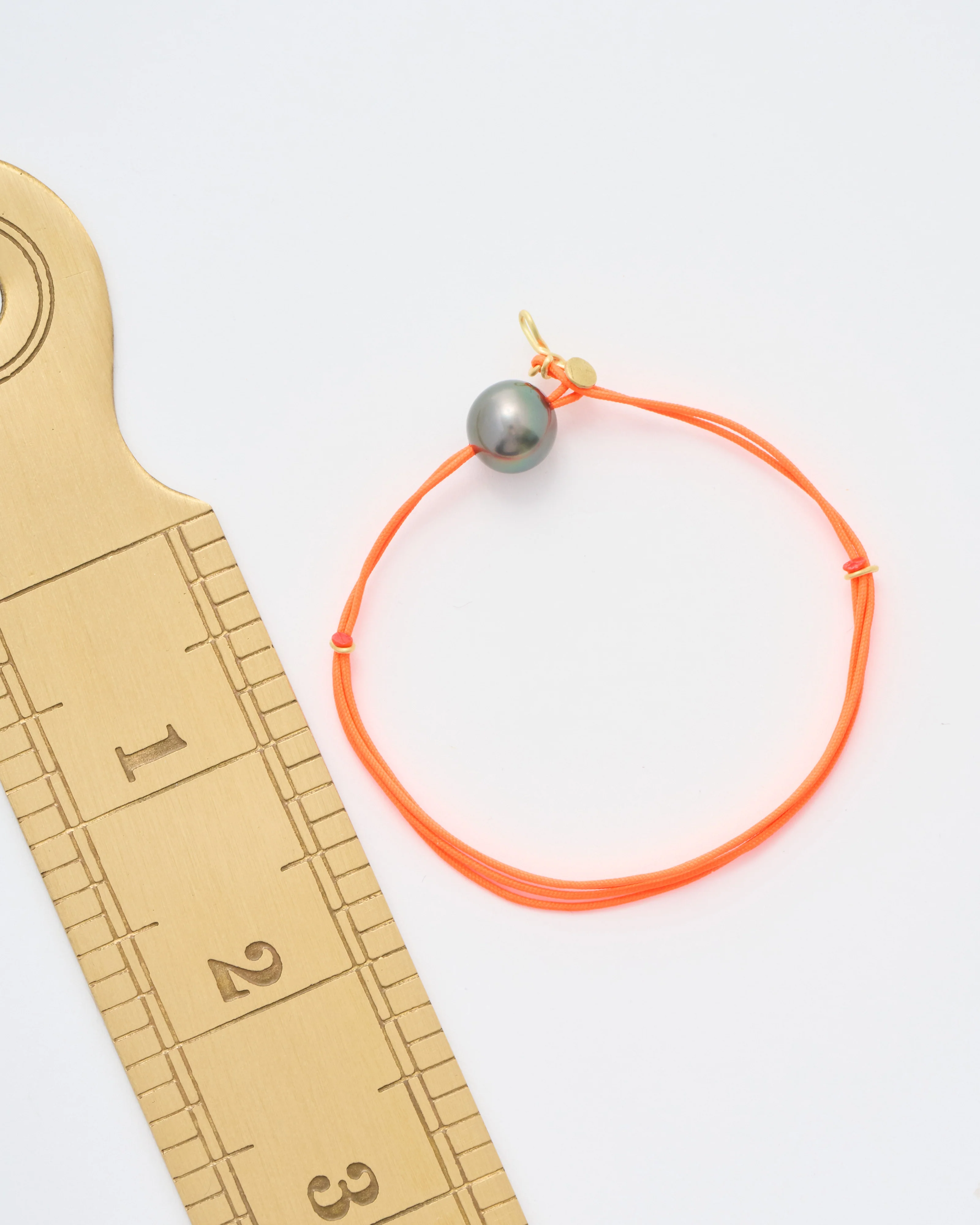 pearl adjustable cord bracelet - Image 5