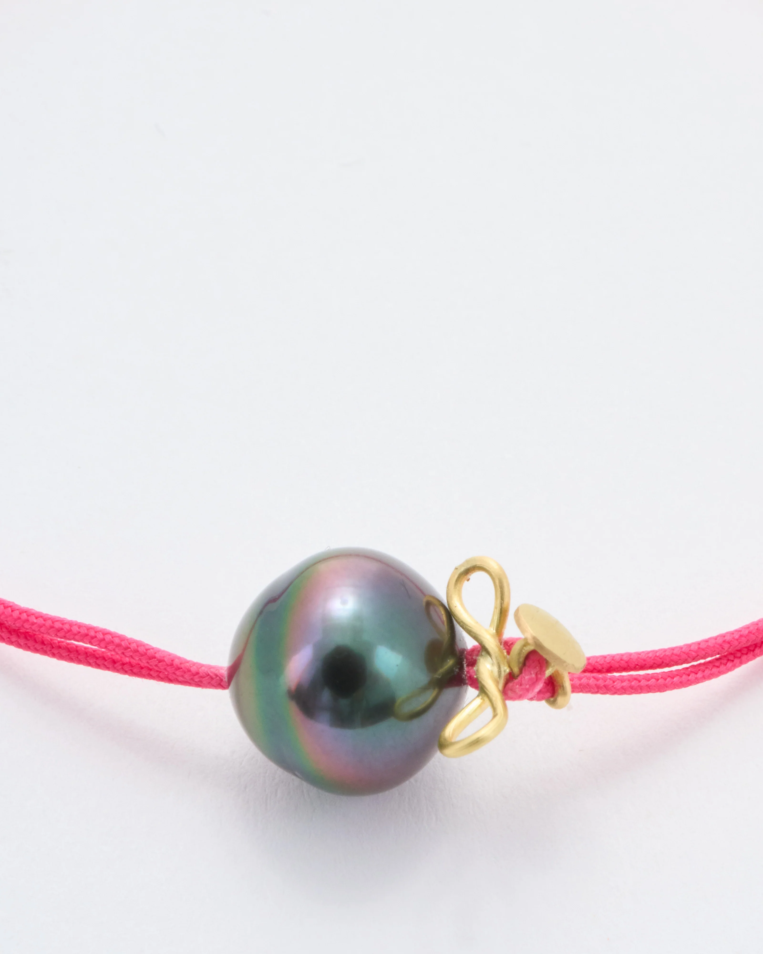 pearl adjustable cord bracelet - Image 2
