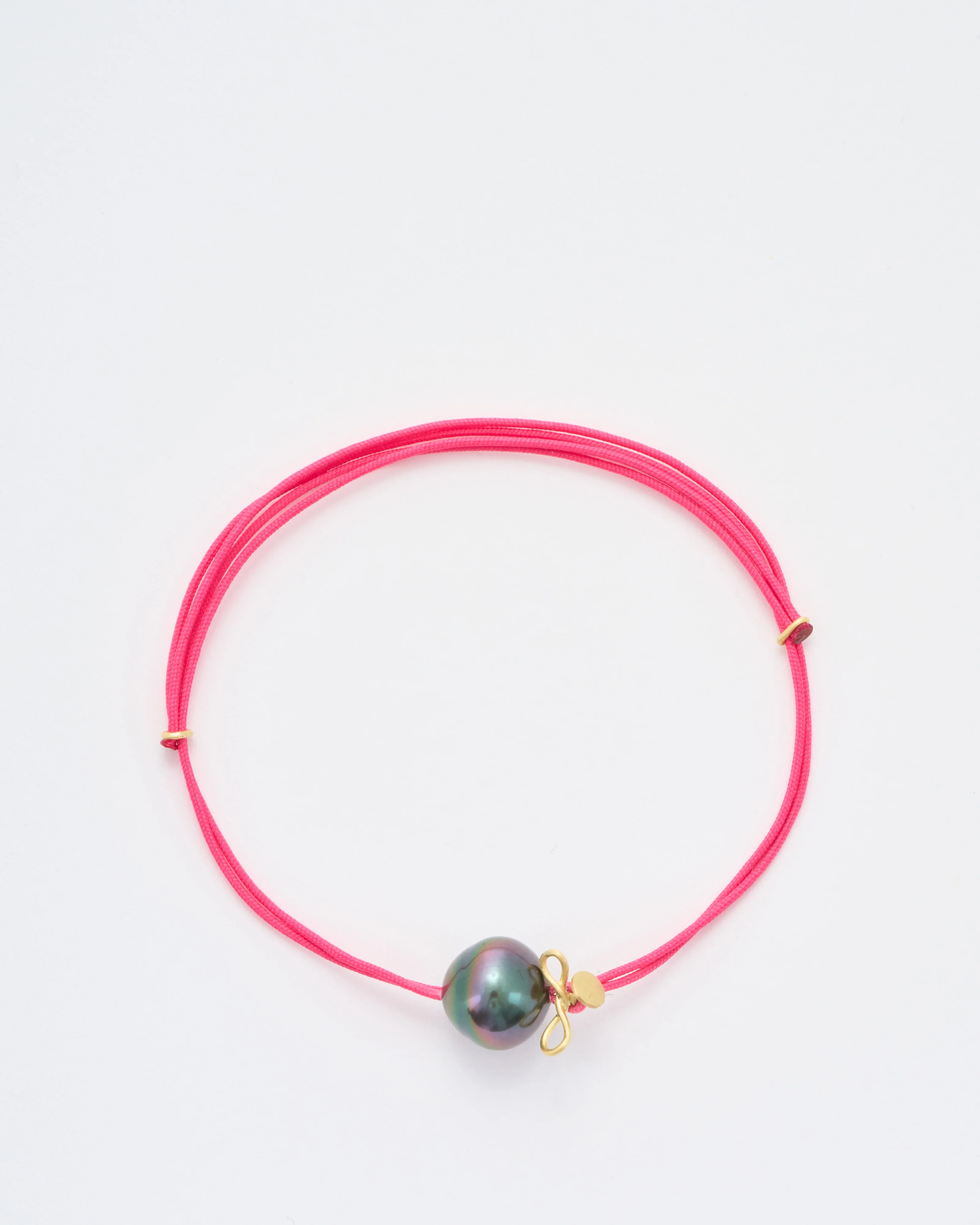 pearl adjustable cord bracelet - Image 3