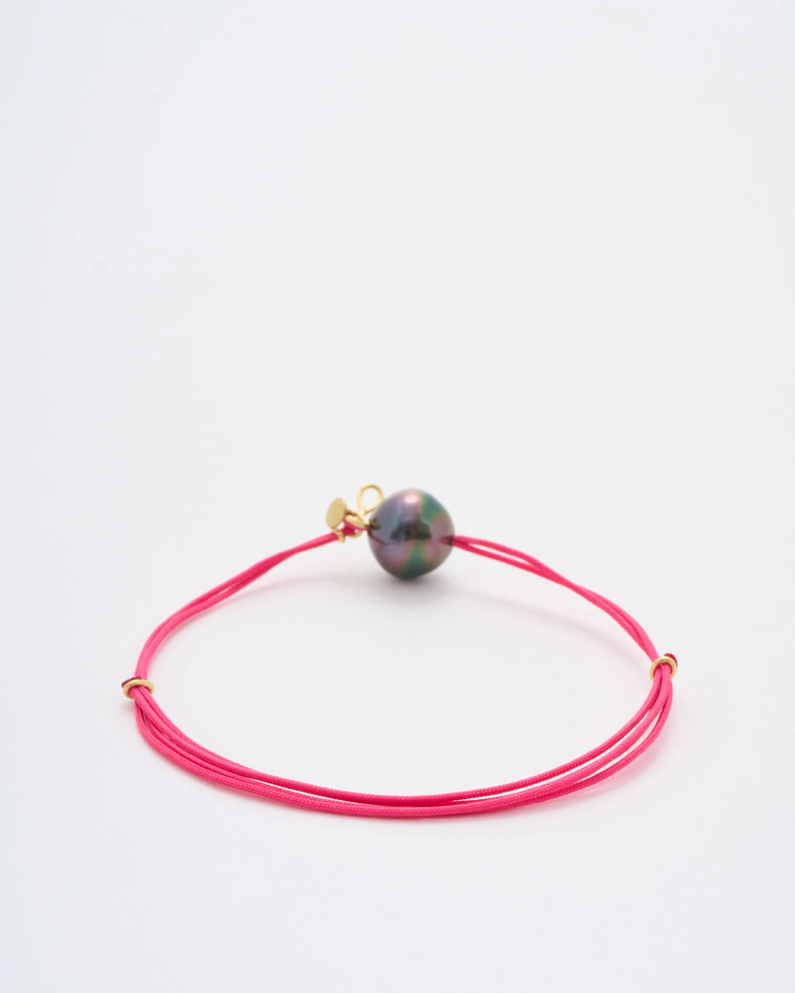 pearl adjustable cord bracelet - Image 5
