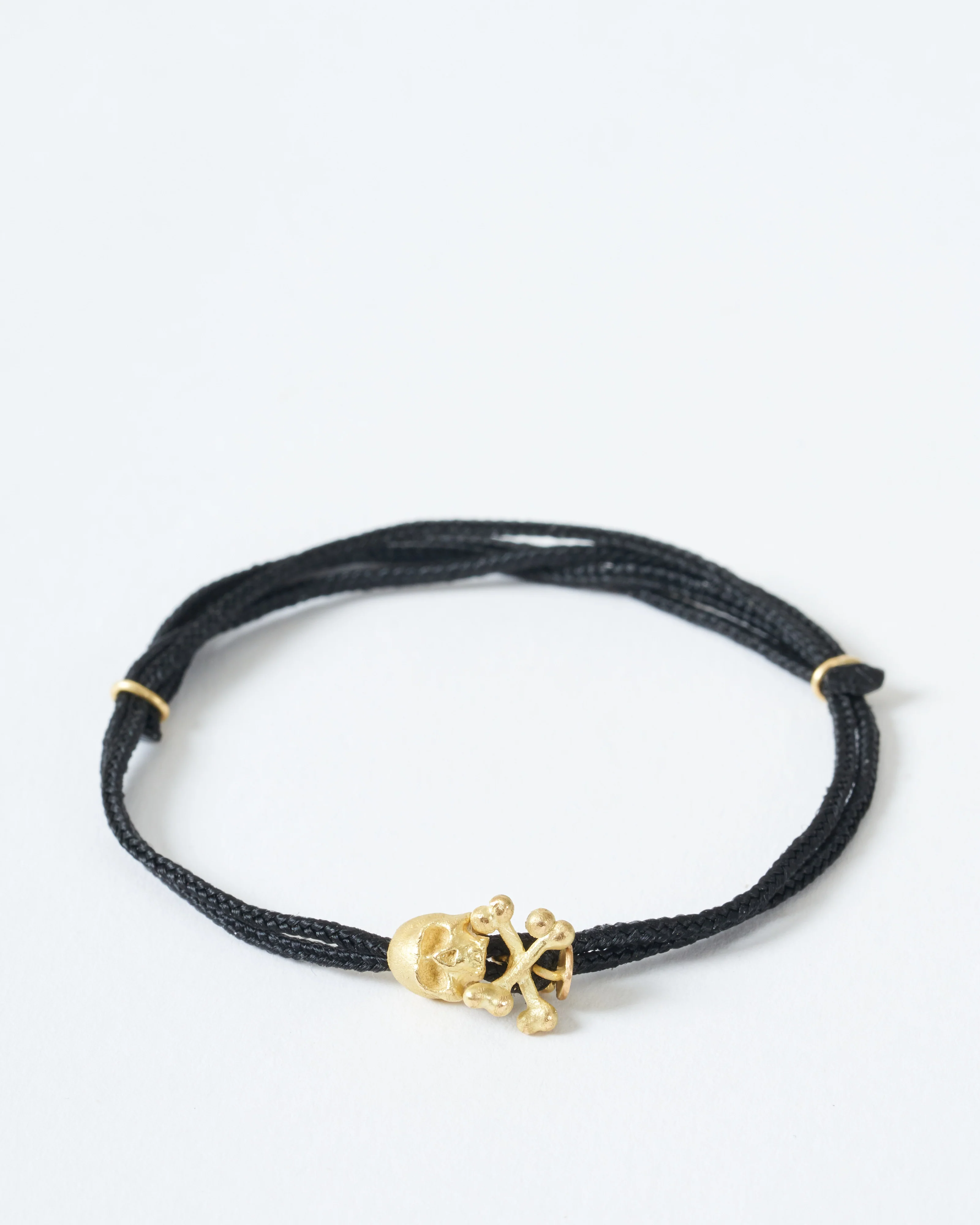 nylon cord bracelet with skull - Image 3