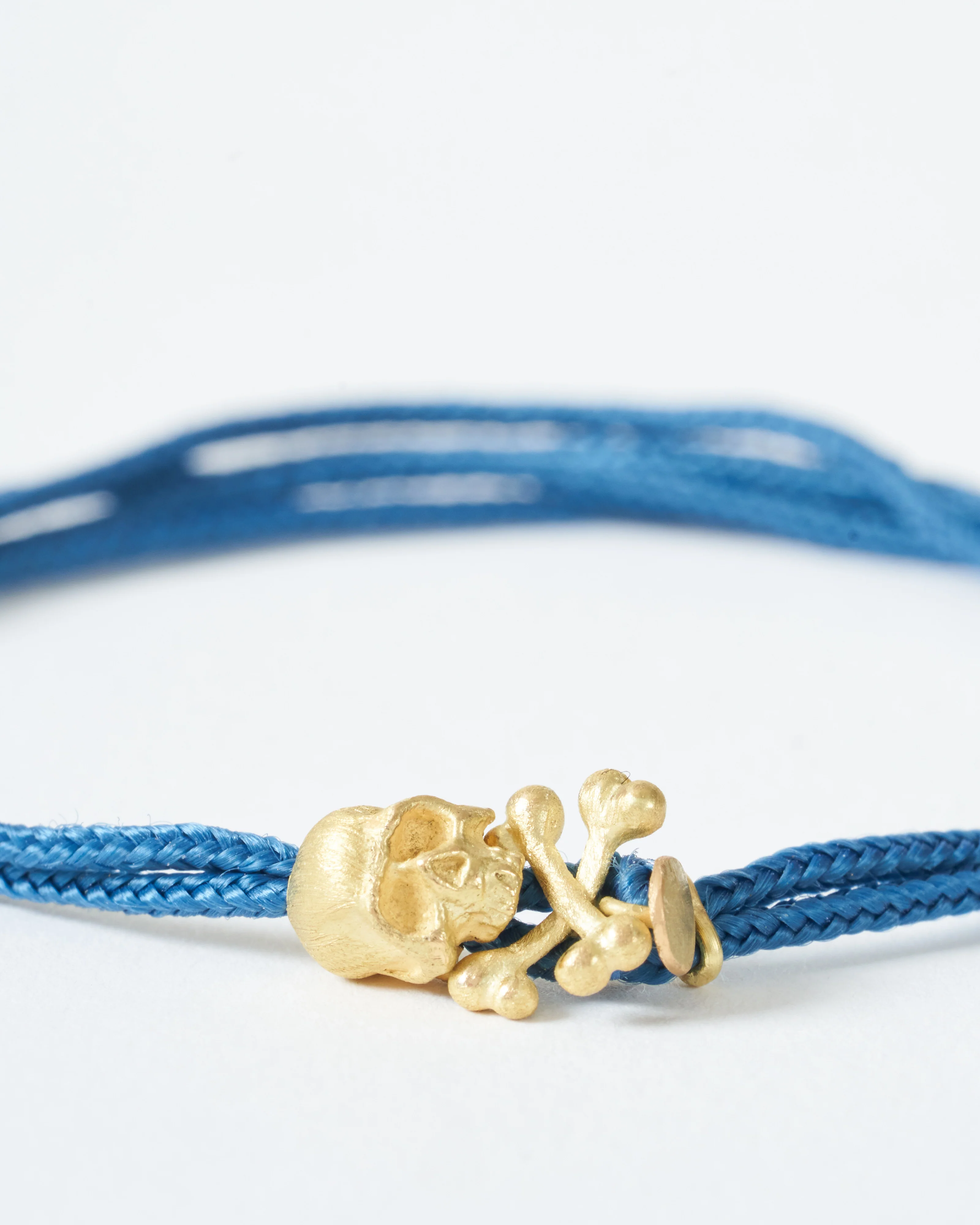 nylon cord bracelet with skull - Image 2