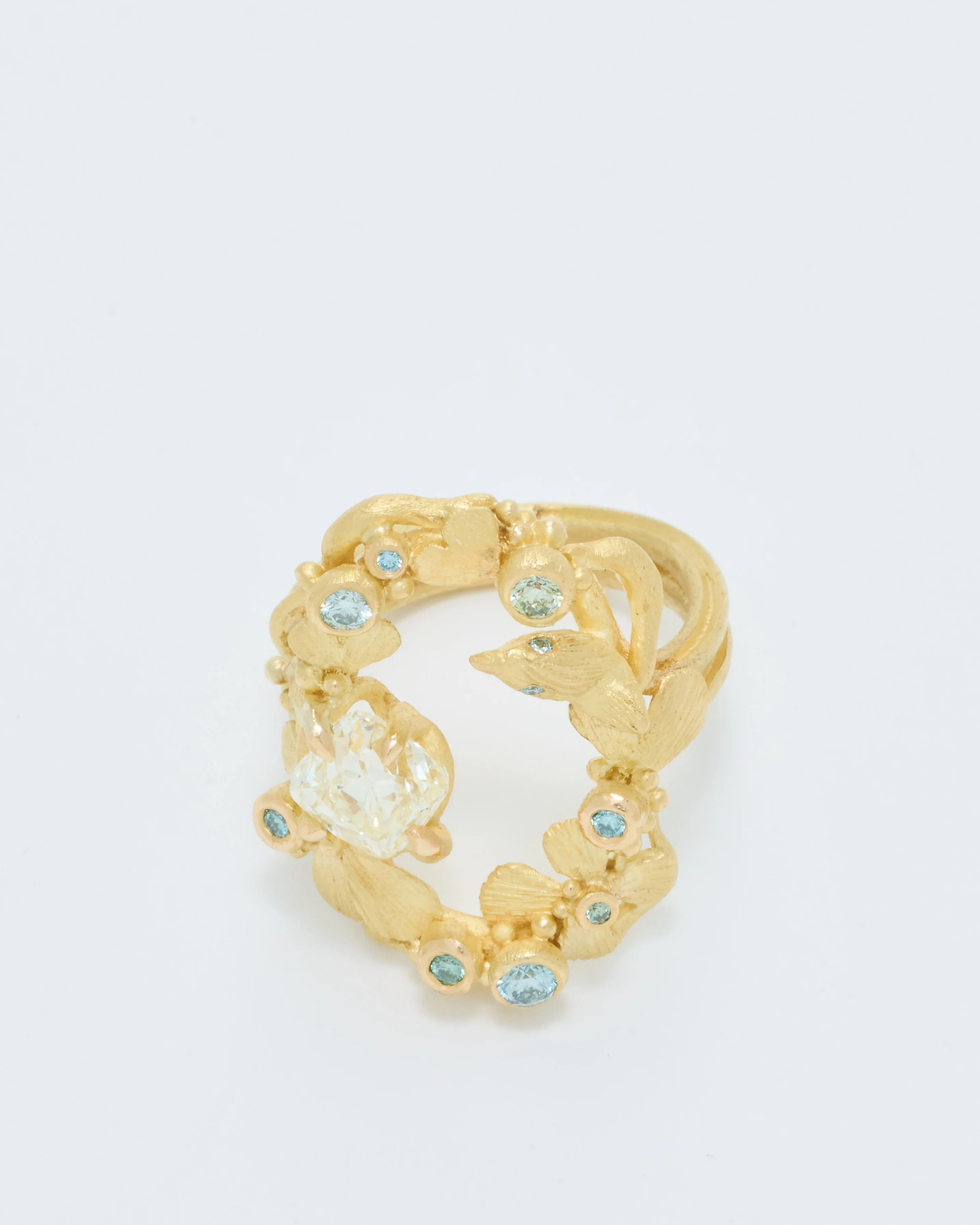 open oval diamond ring - Image 10