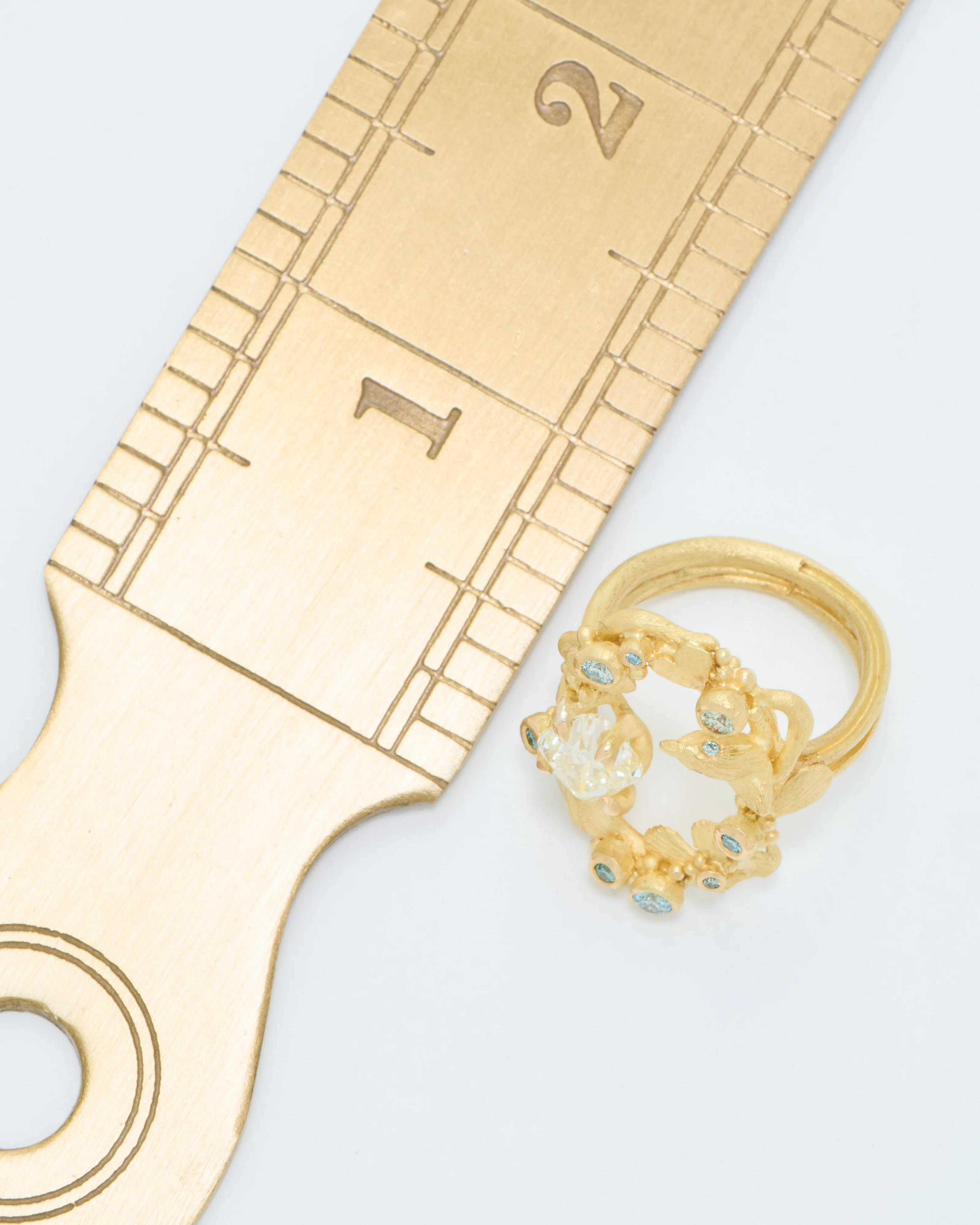 open oval diamond ring - Image 11