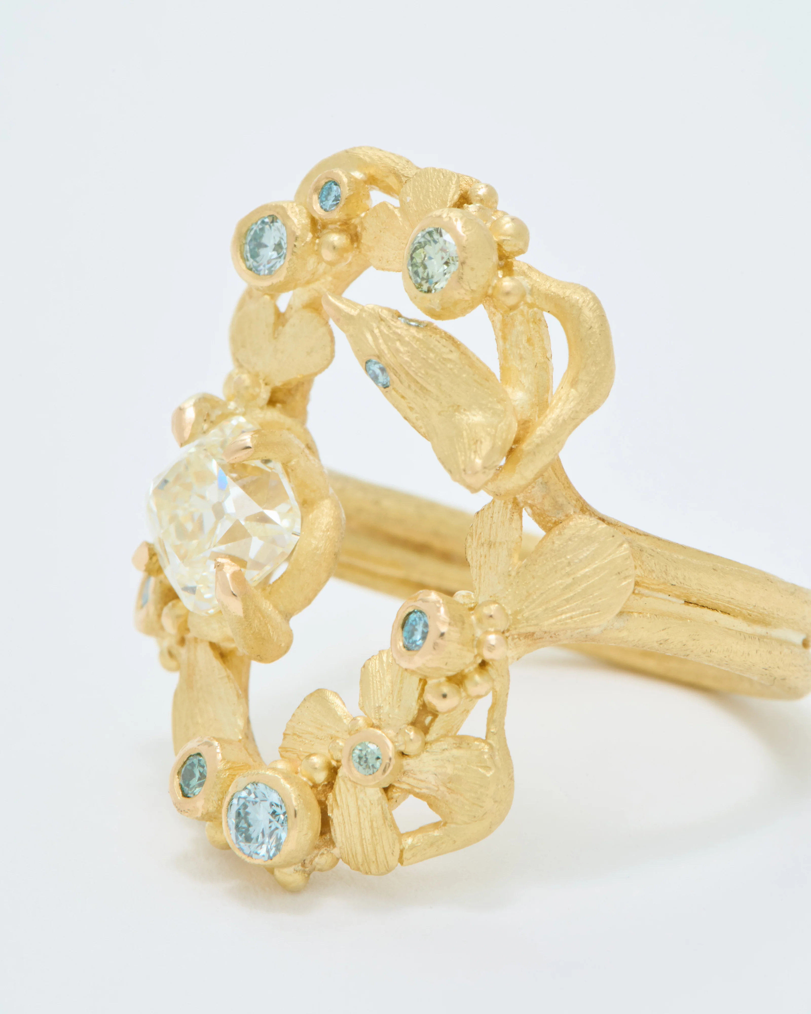 open oval diamond ring - Image 2