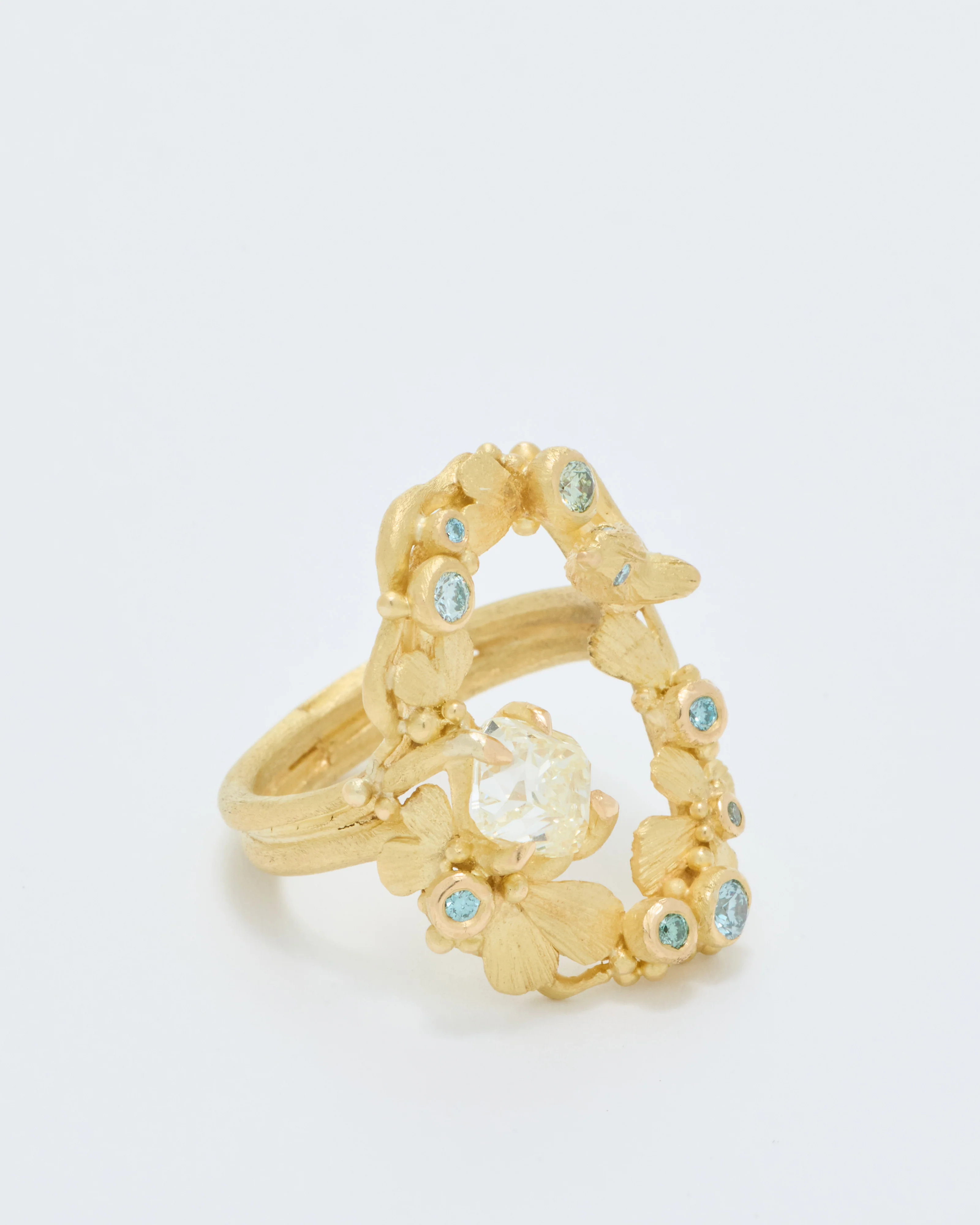 open oval diamond ring - Image 4